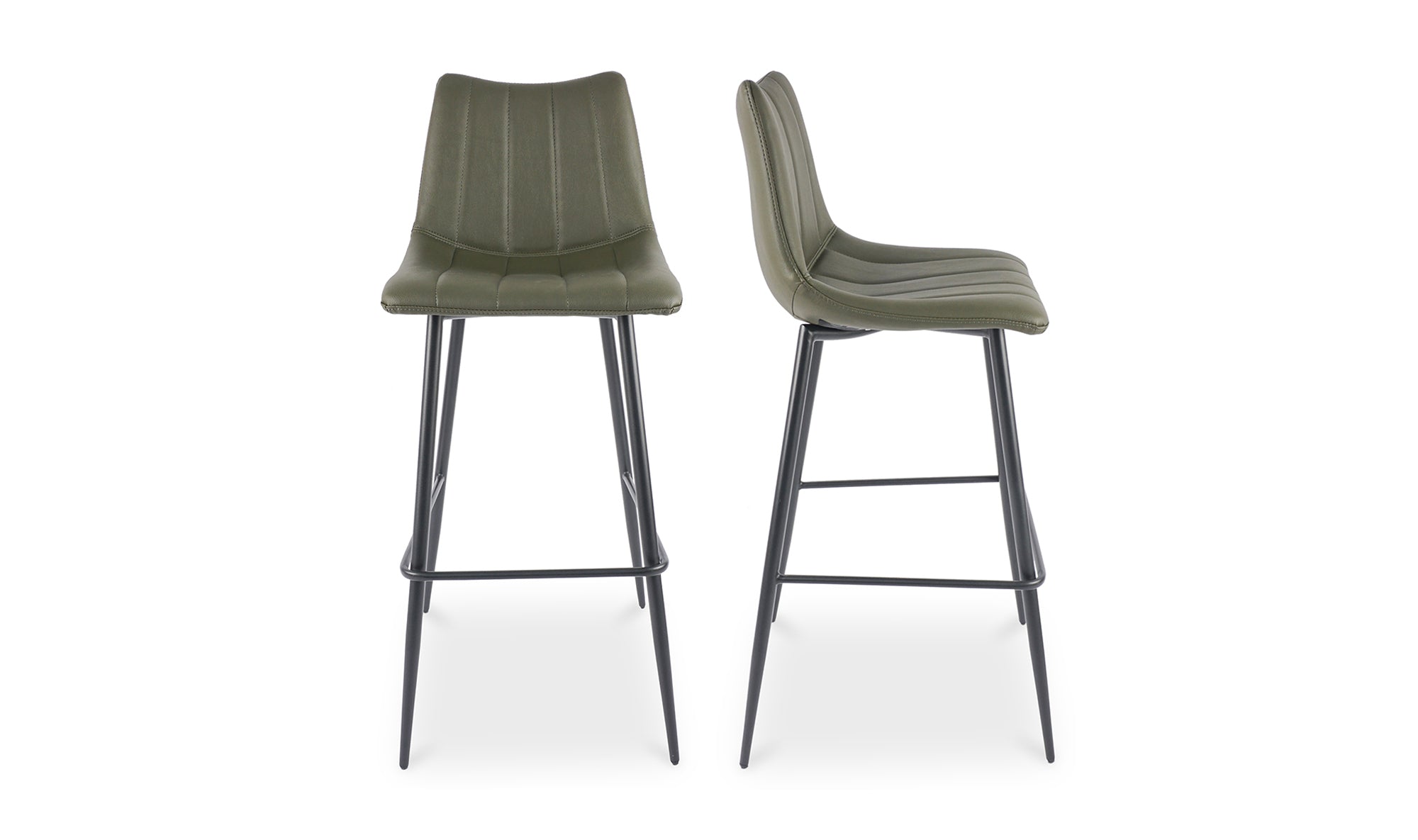 Alibi Bar Stool Dark Green-Set of Two