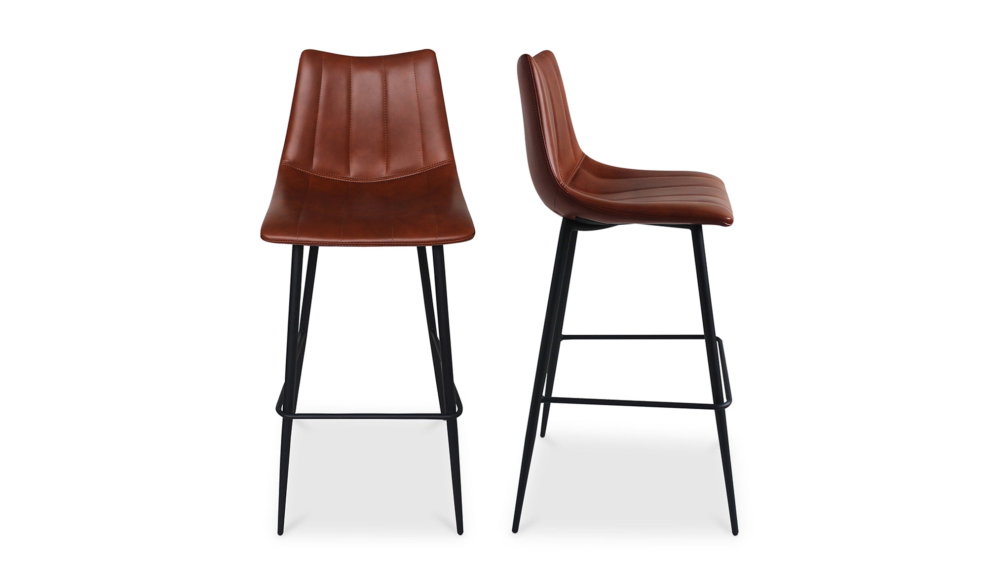 Alibi Bar Stool Brown-Set of Two