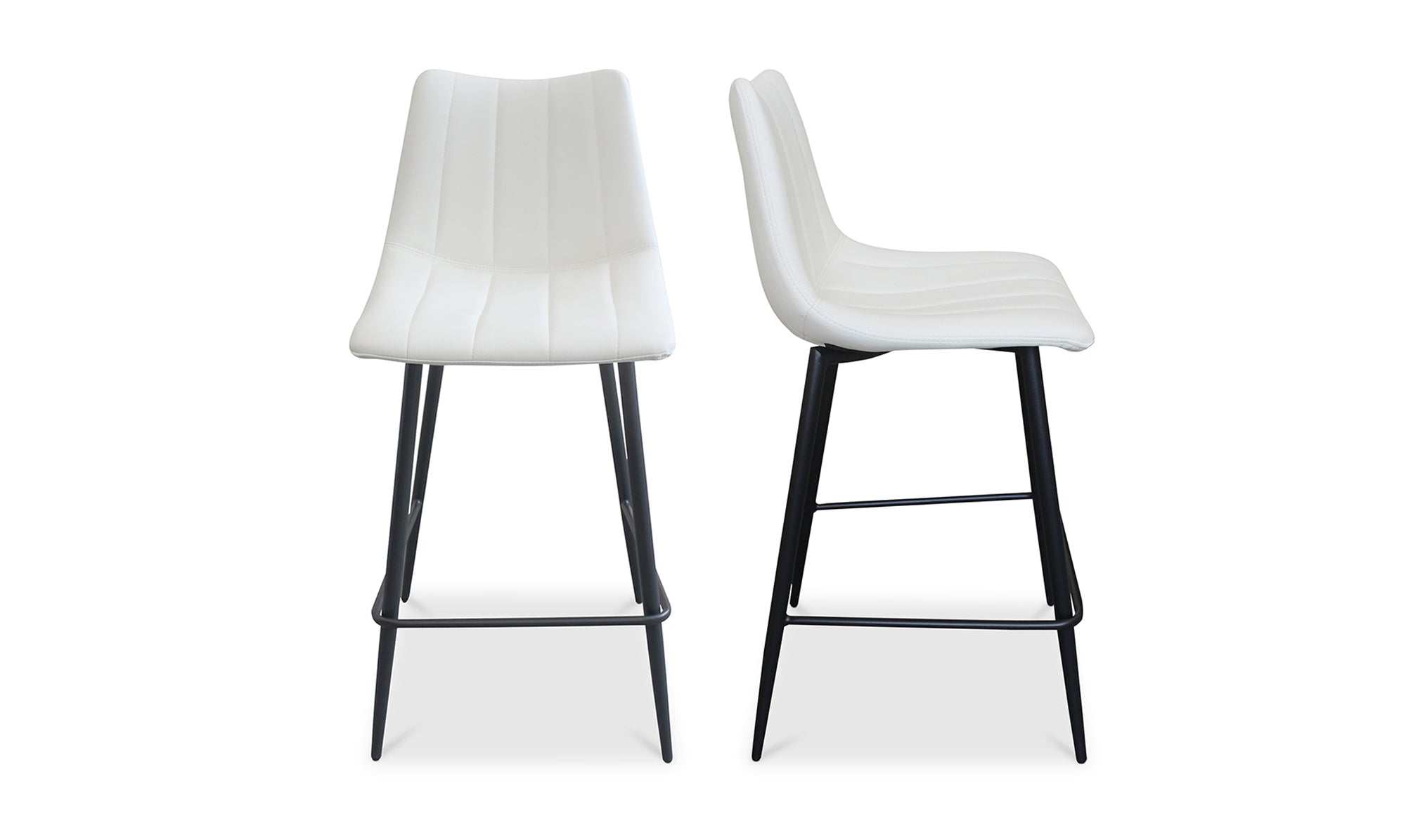 Alibi Counter Stool Ivory-Set of Two