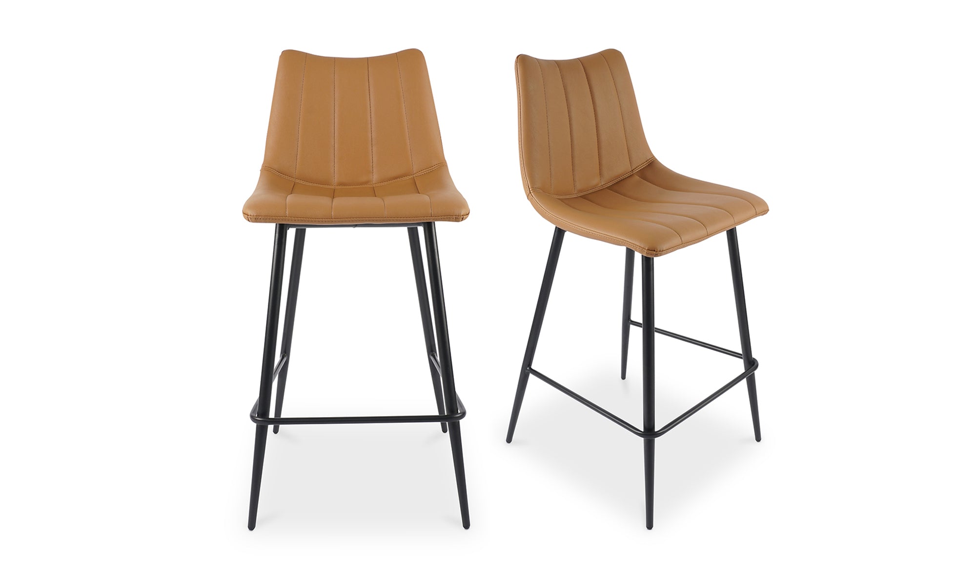 Alibi Counter Stool Tan-Set of Two