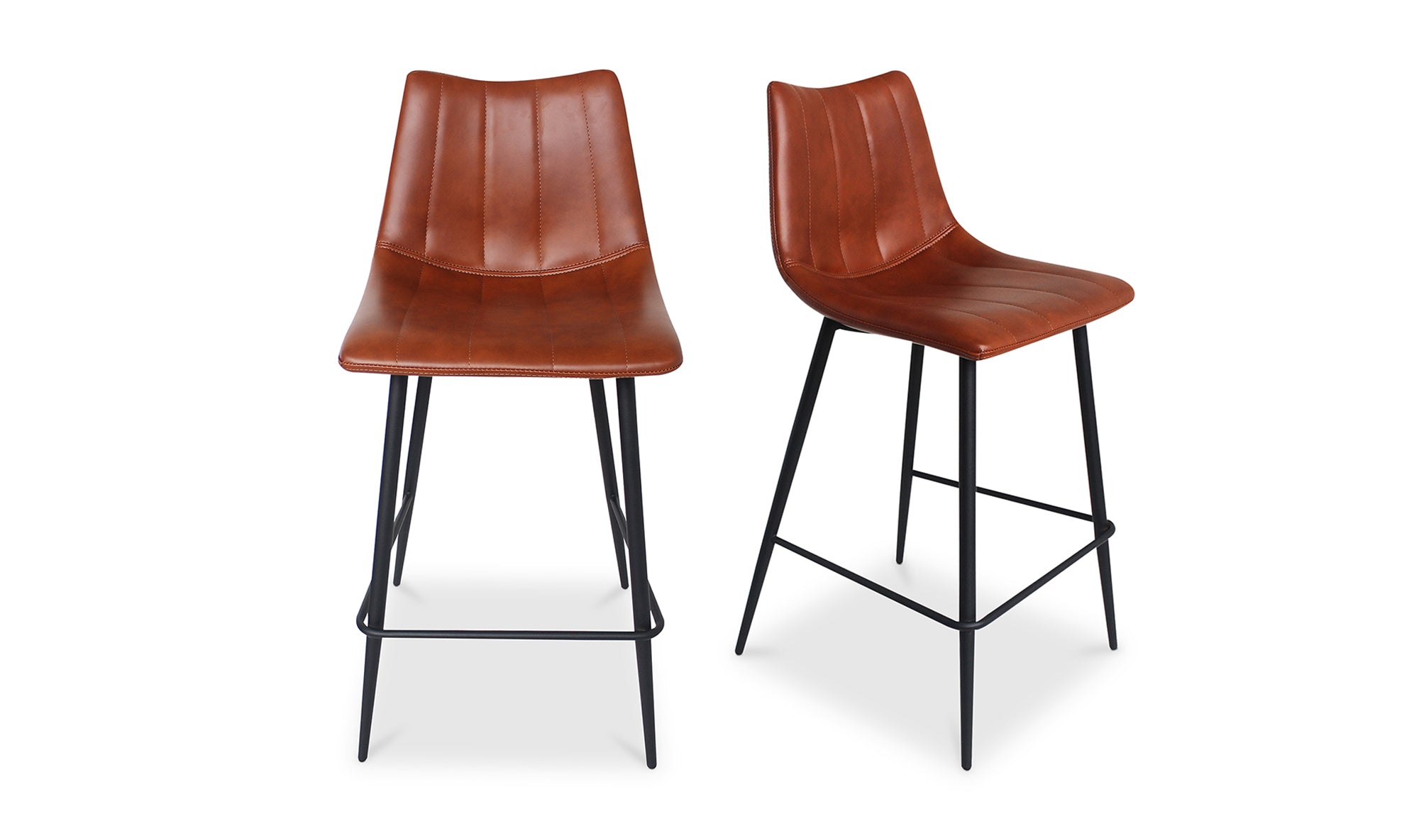 Alibi Counter Stool Brown-Set of Two