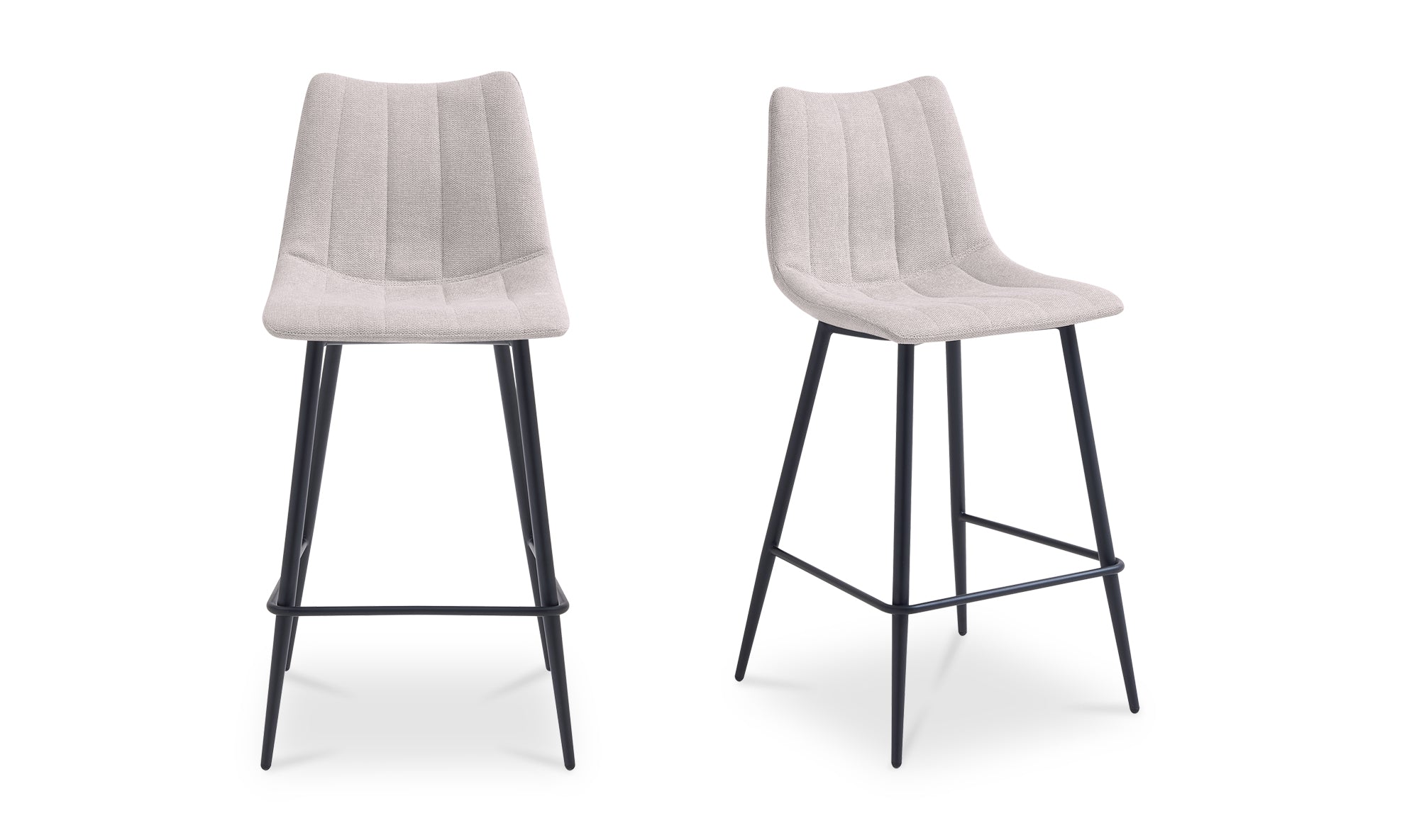 Alibi Counter Stool Beige-Set of Two