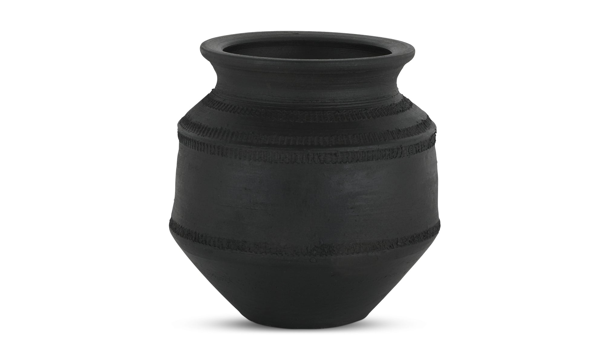 Astra Vessel Black Terracotta