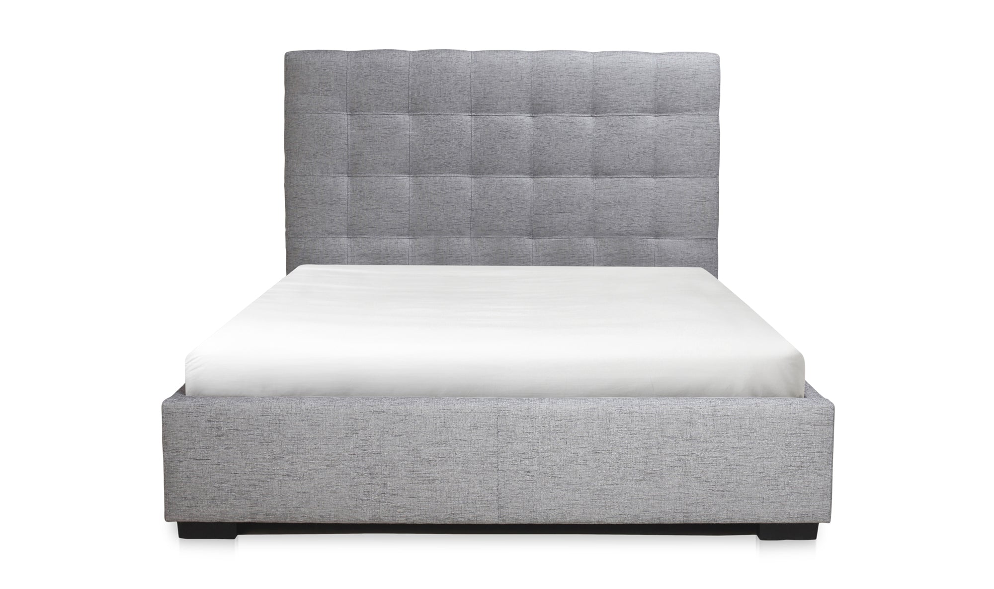 Belle Storage Bed Queen Grey