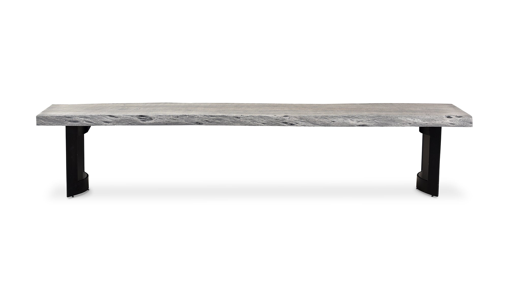 Bent Bench Small Grey