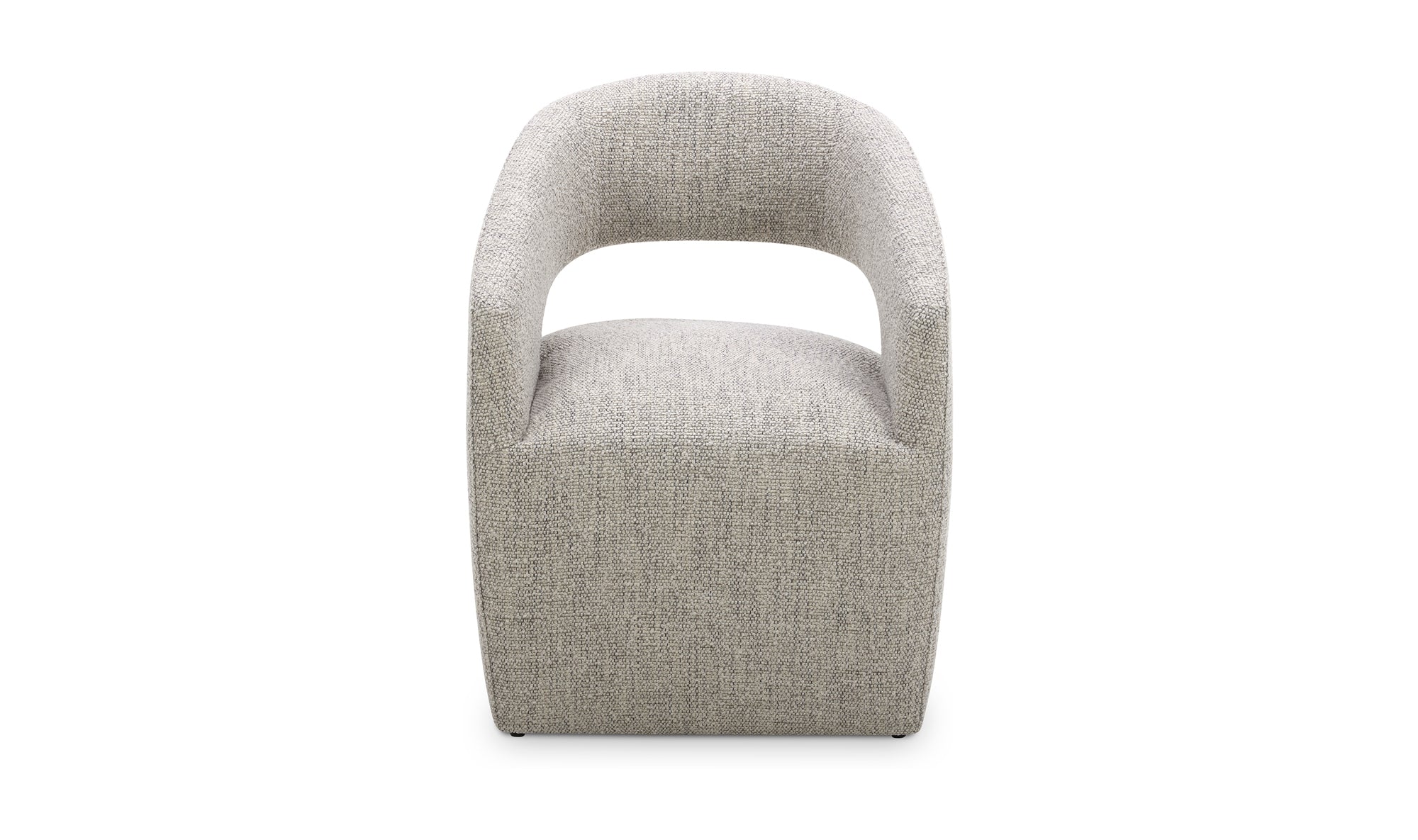 Barrow Rolling Dining Chair Grey Storm