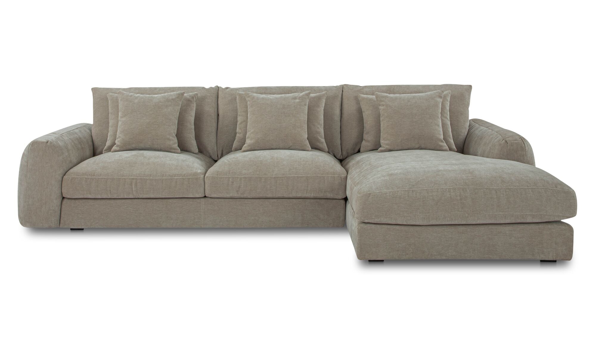 Berga Sectional Right Pebble