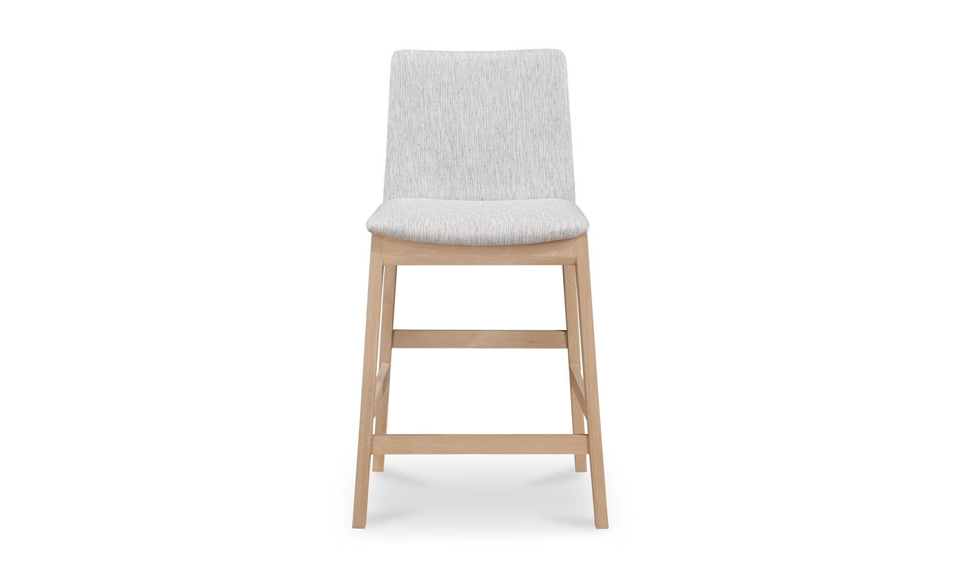 Deco Oak Counter Stool Light Grey