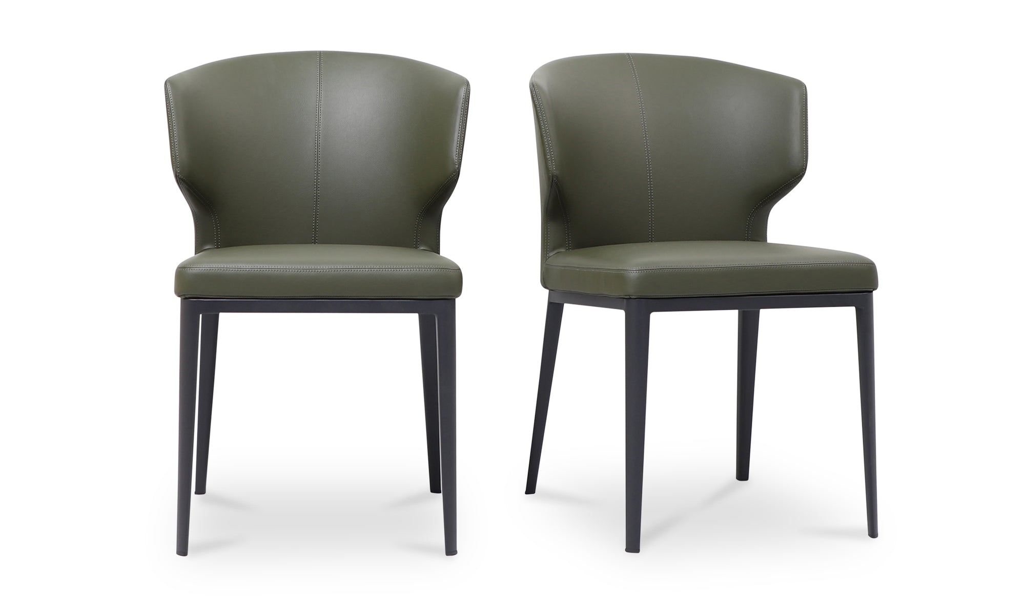 Delaney Dining Chair Dark Green-Set of Two