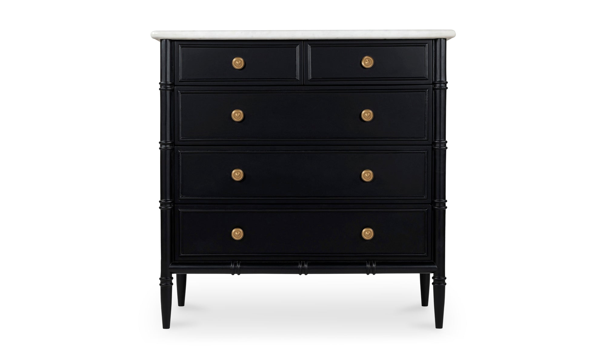 Eleanor 5 Drawer Chest Black