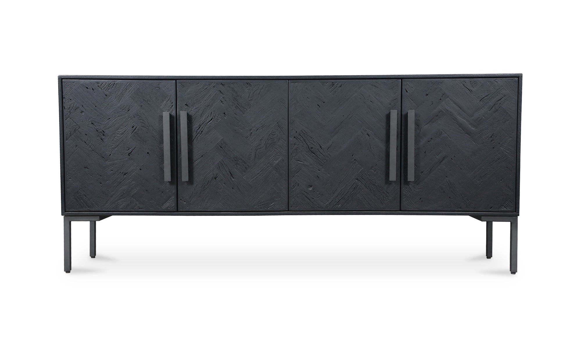 Fishbone Sideboard Black