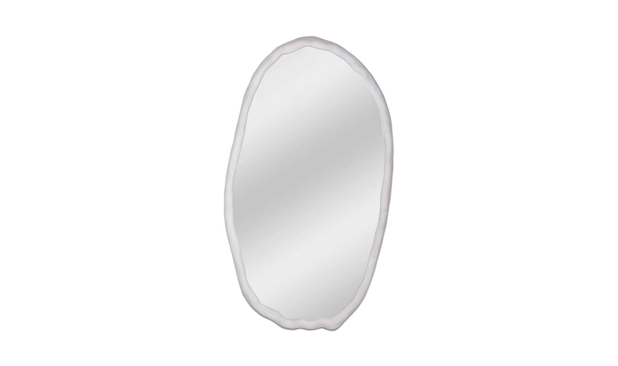 Foundry Oval Mirror Black