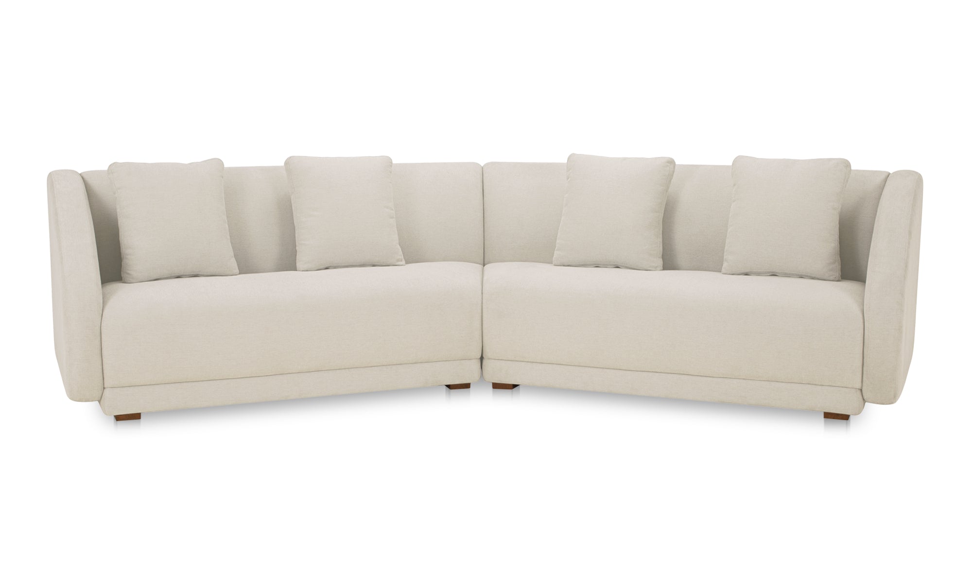 Fraser 2 Piece Modular Sofa Deep Blue