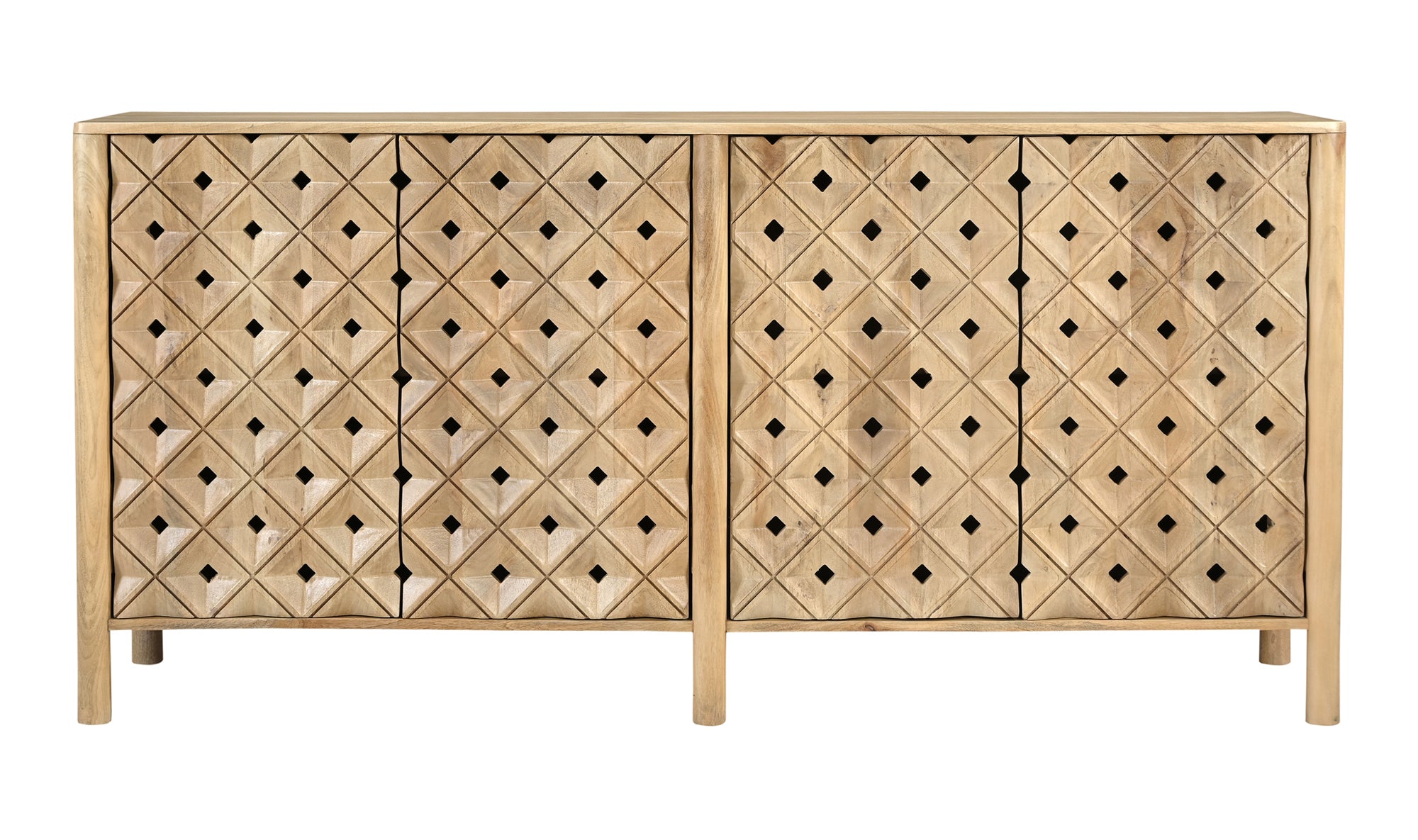 Fulton 4 Door Sideboard Natural