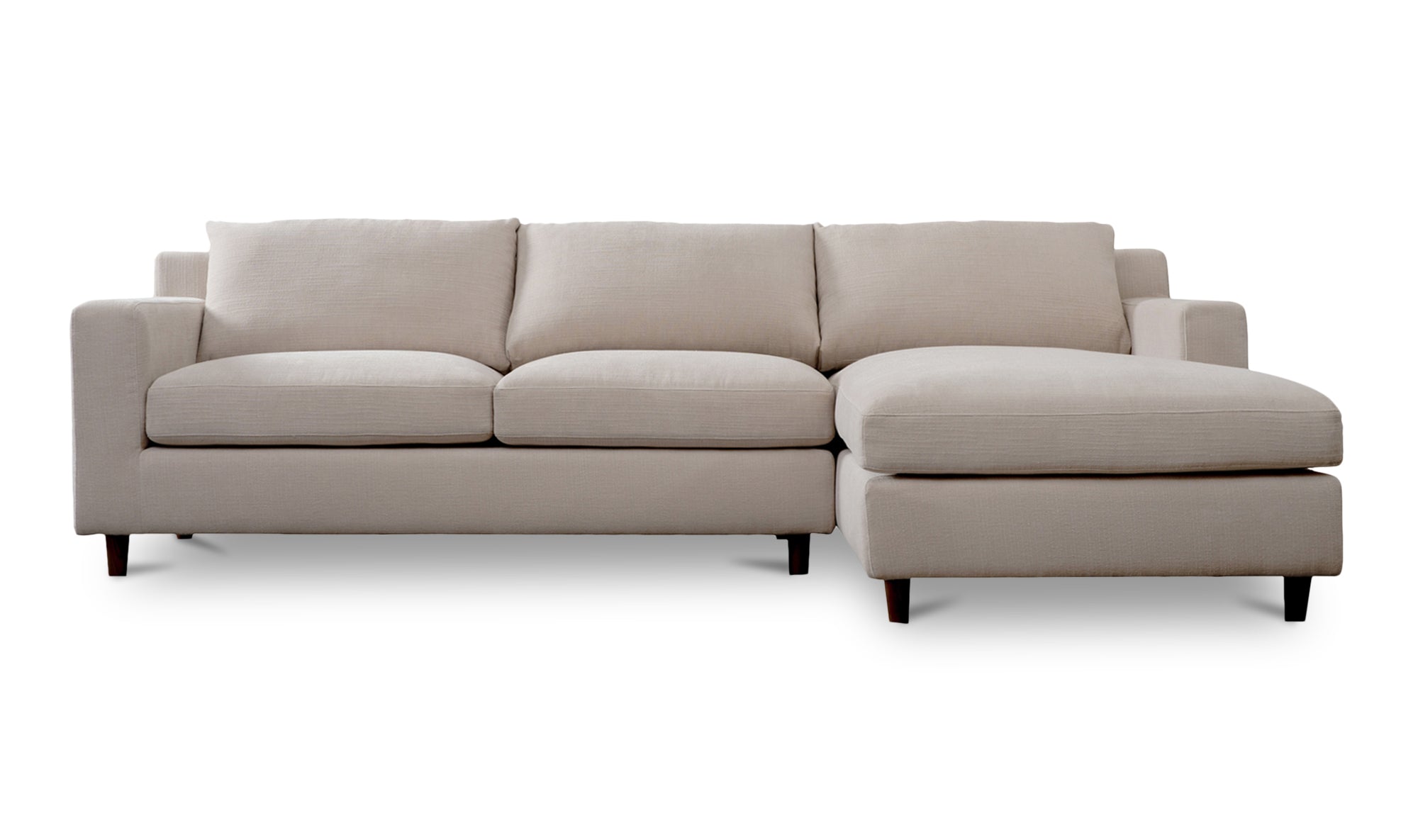 Hutton Right Sectional Beige