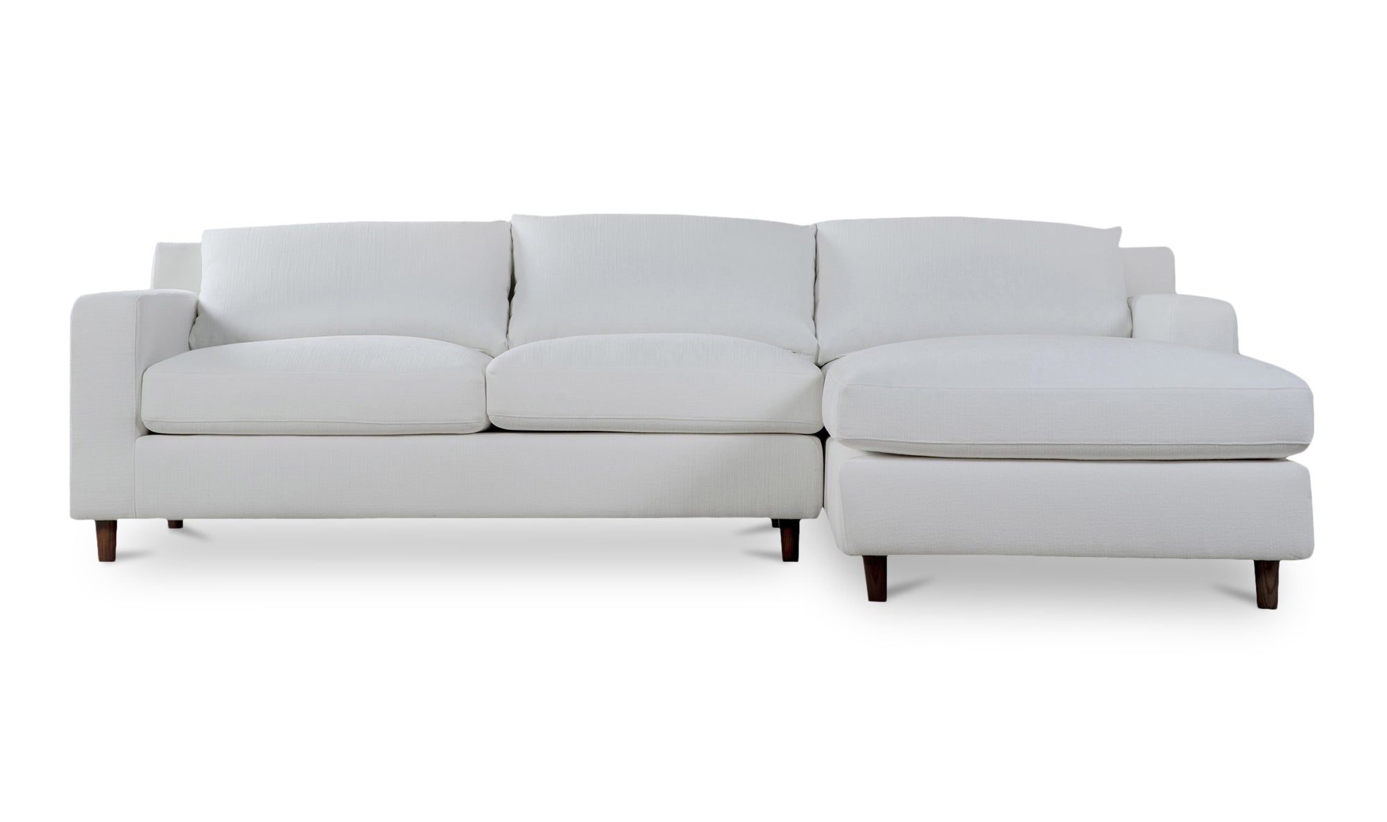 Hutton Right Sectional White
