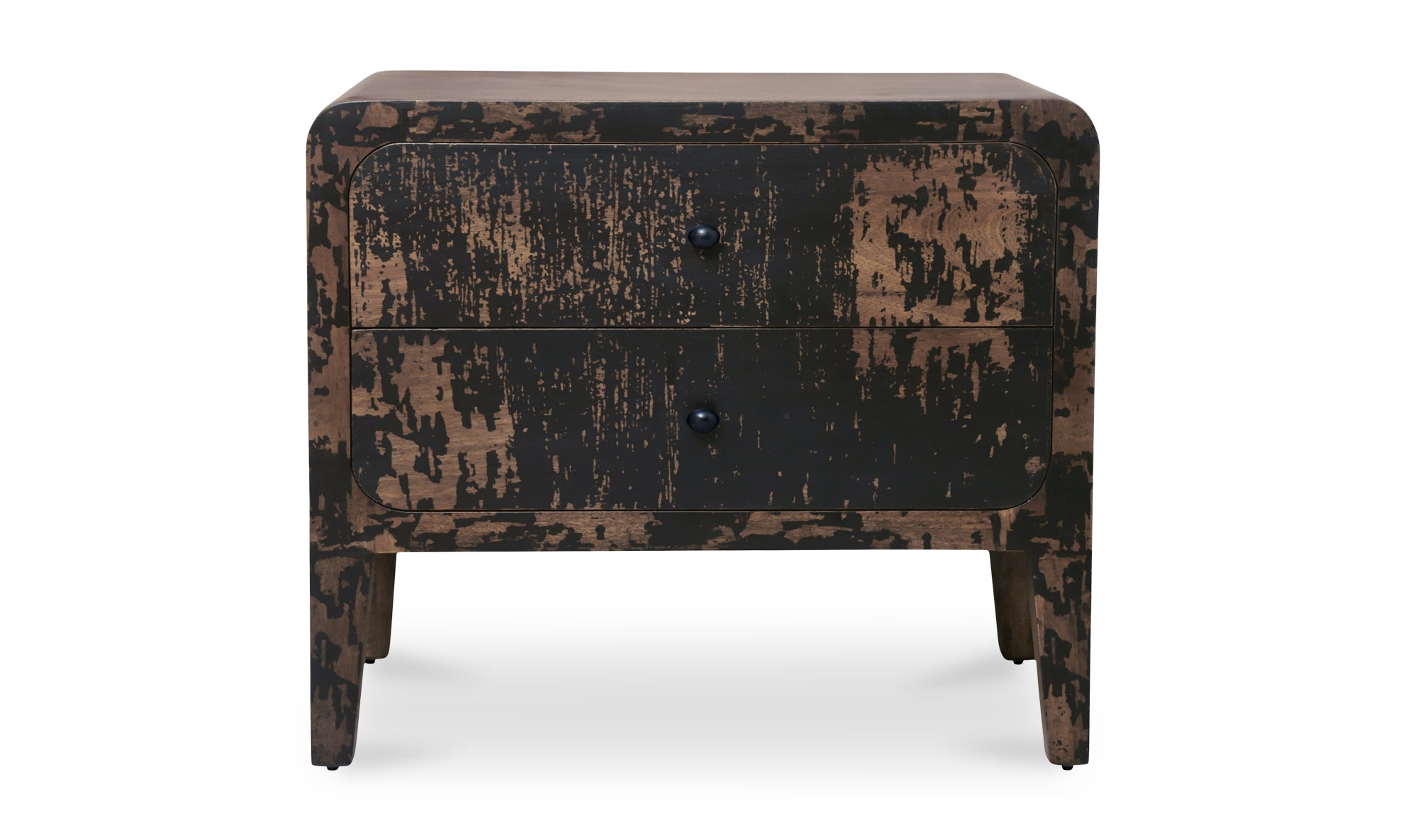 Iris Nightstand Distressed Black