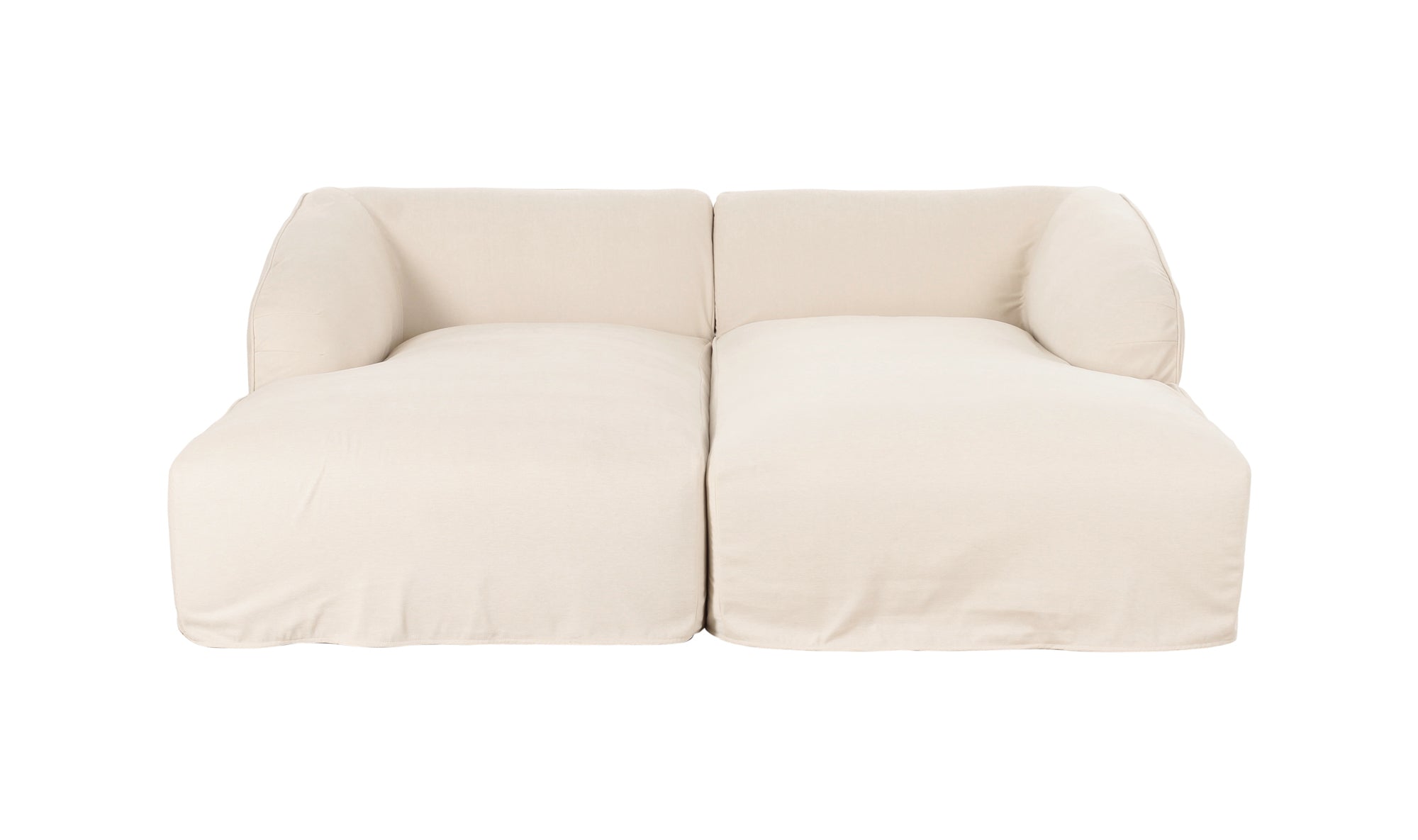 Isla Double Chaise Modular Sectional Mocha