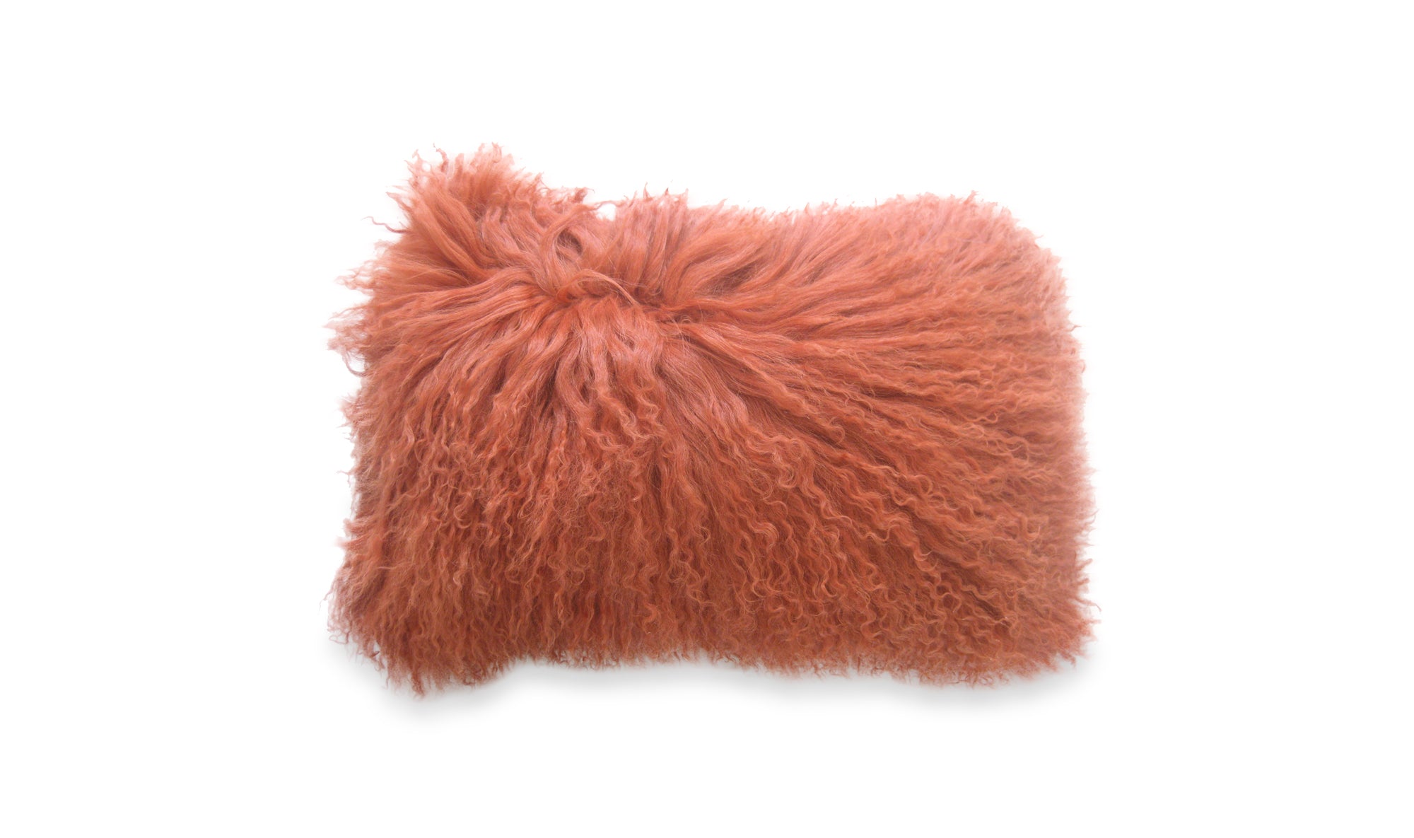 Lamb Fur Pillow Pink