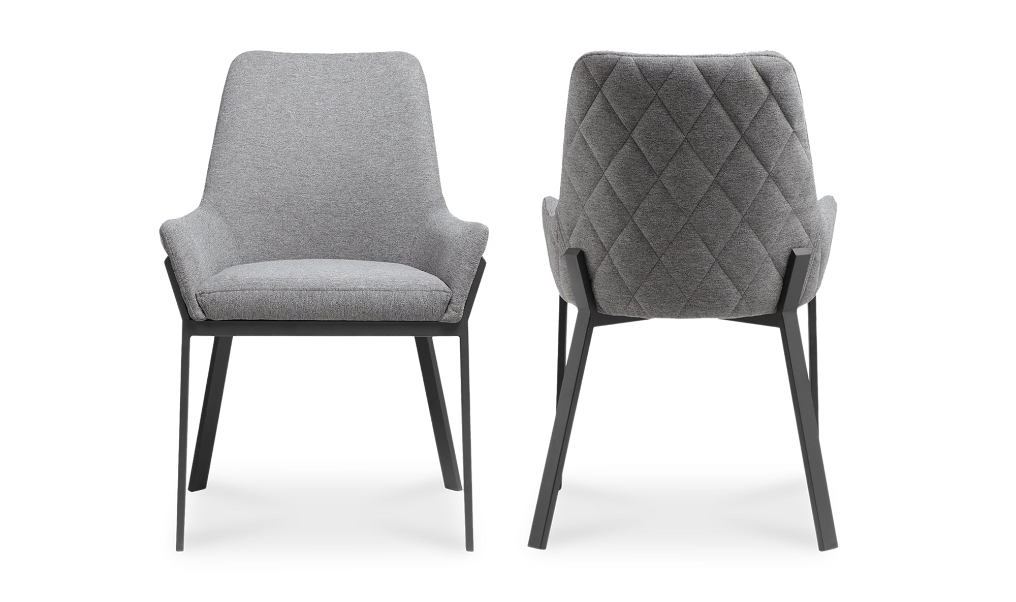Lloyd Dining Chair Dark Grey - Set Of Two