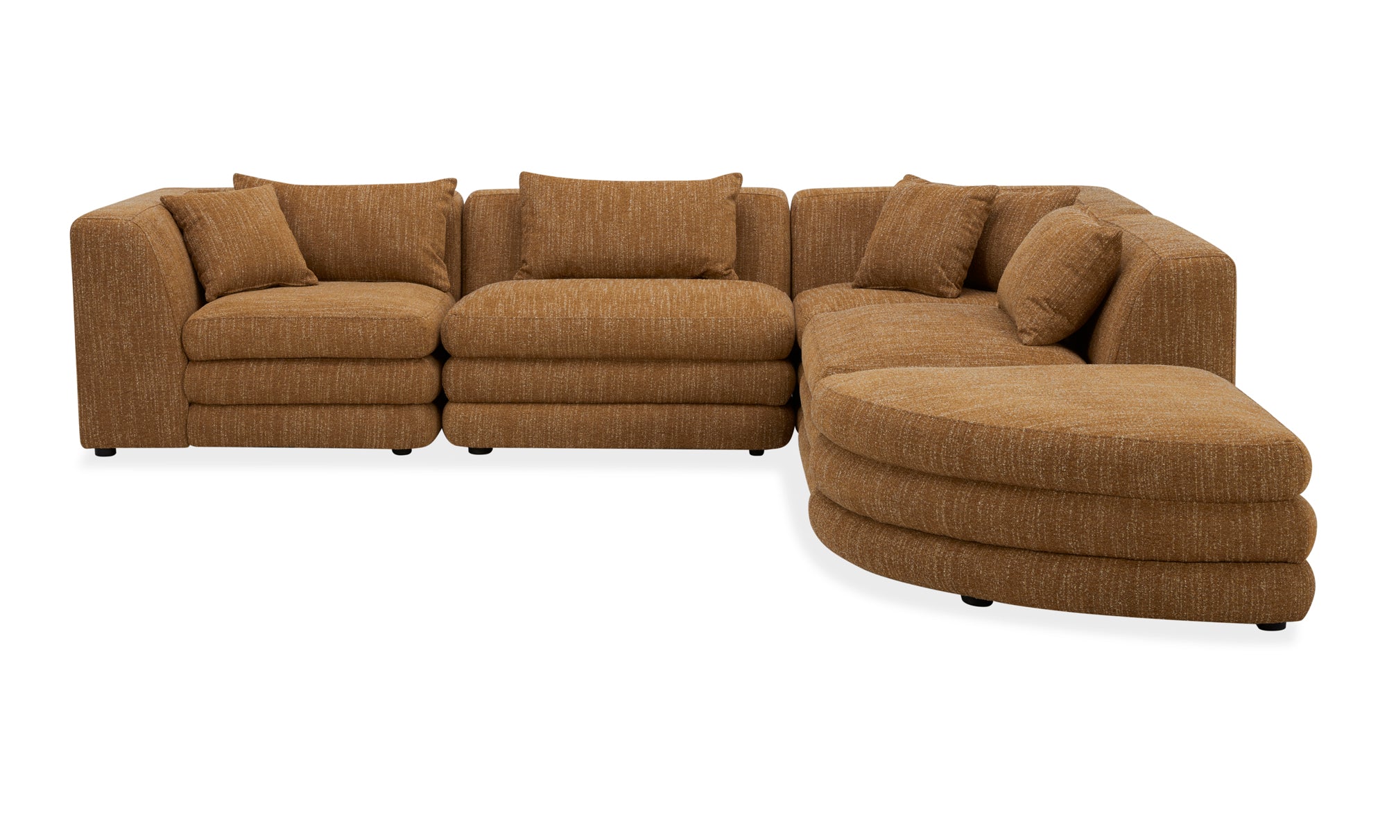 Lowtide Alcove Modular Sectional Amber Glow