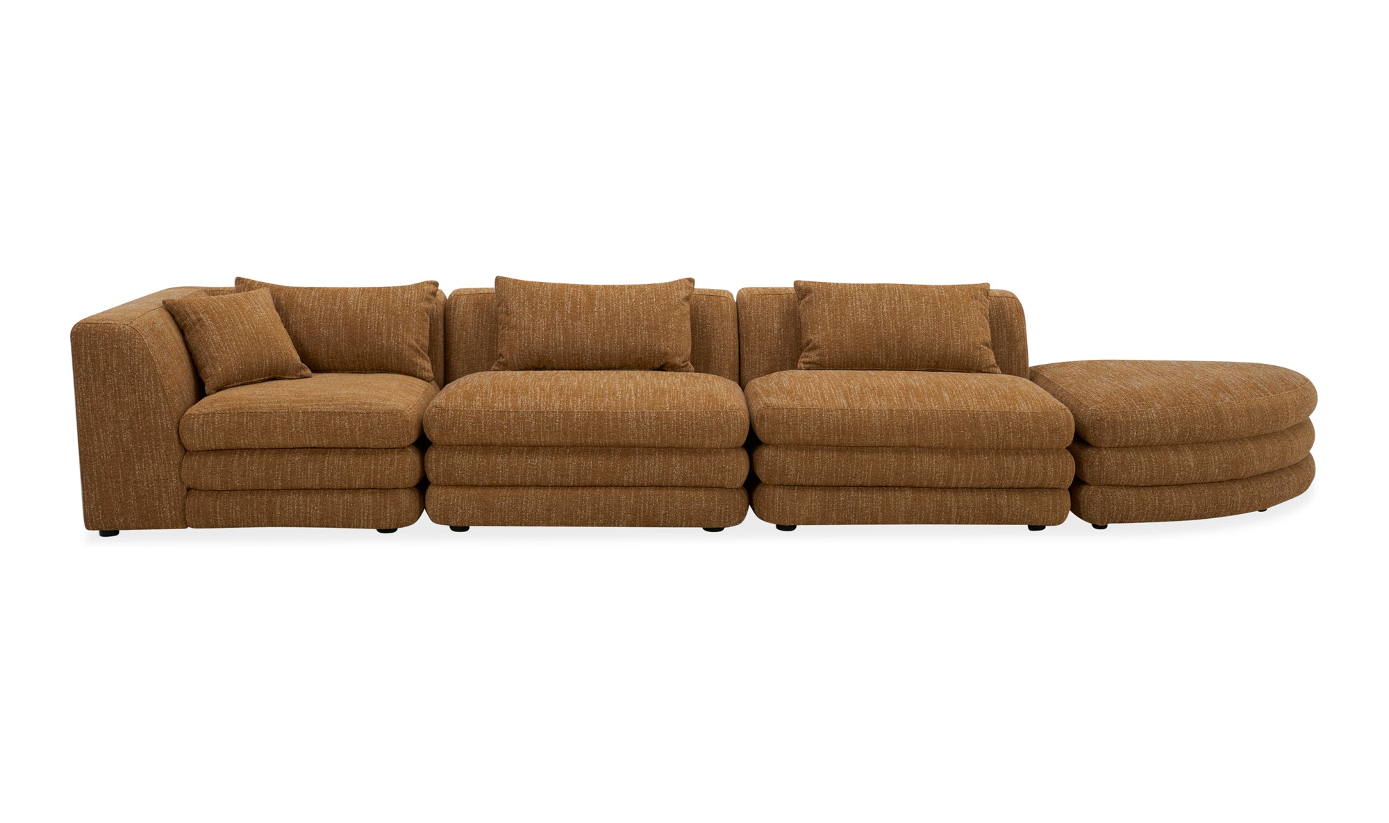 Lowtide Linear Modular Sectional Amber Glow