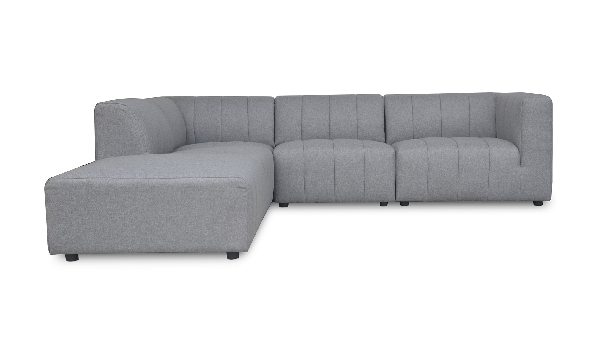 Lyric Dream Modular Sectional Left Grey