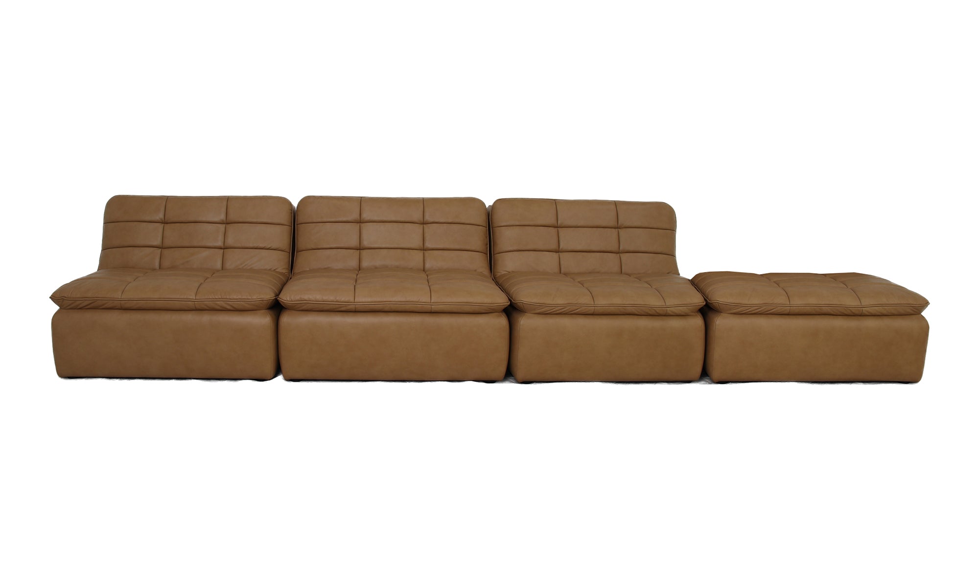 Lino Lounge Modular Sectional Textured Oat