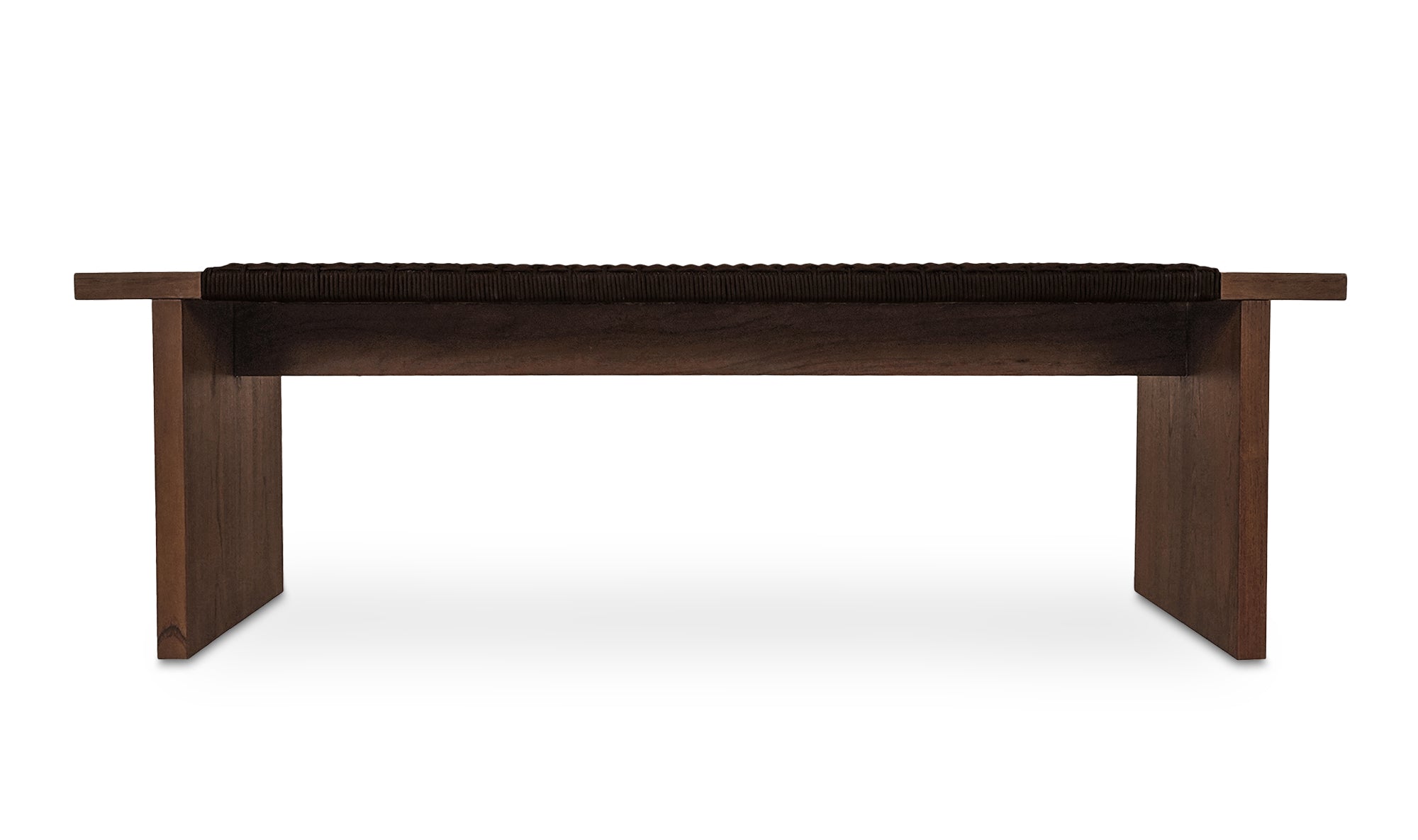 Merritt Outdoor Bench Dark Brown