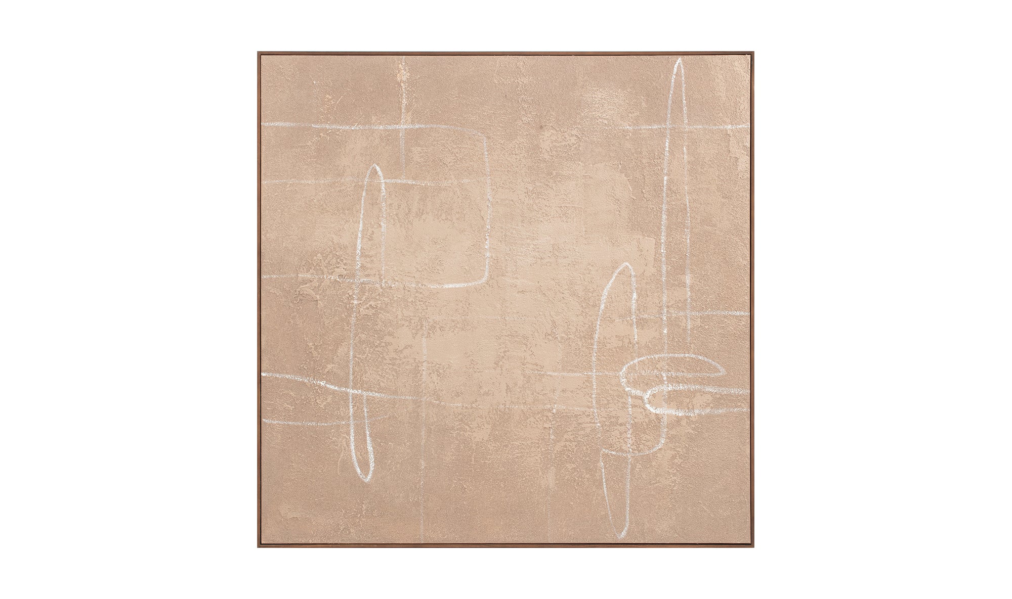 Notion Framed Painting Brown