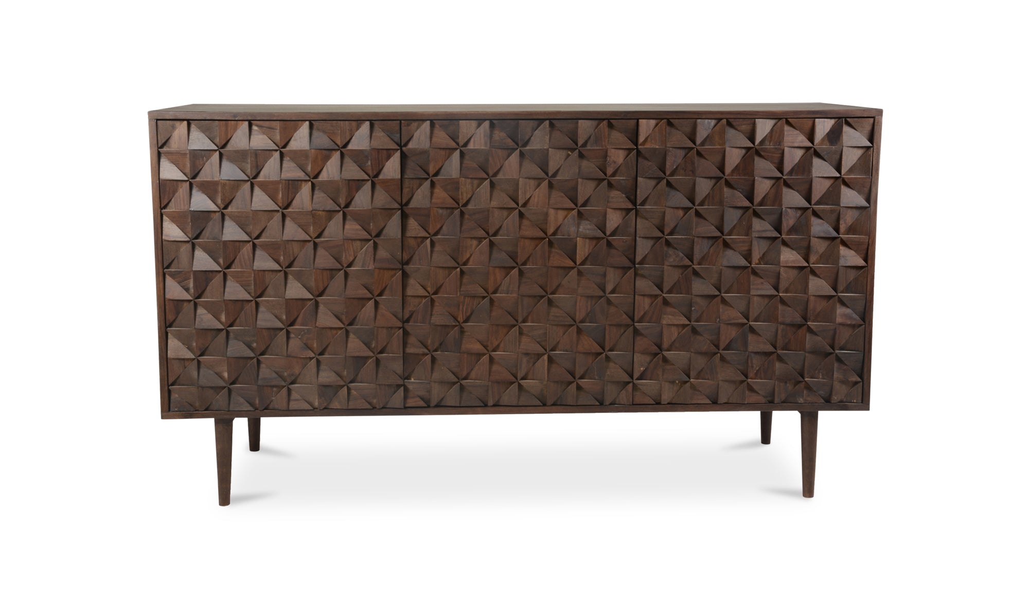 Pablo 3 Door Sideboard Dark Brown