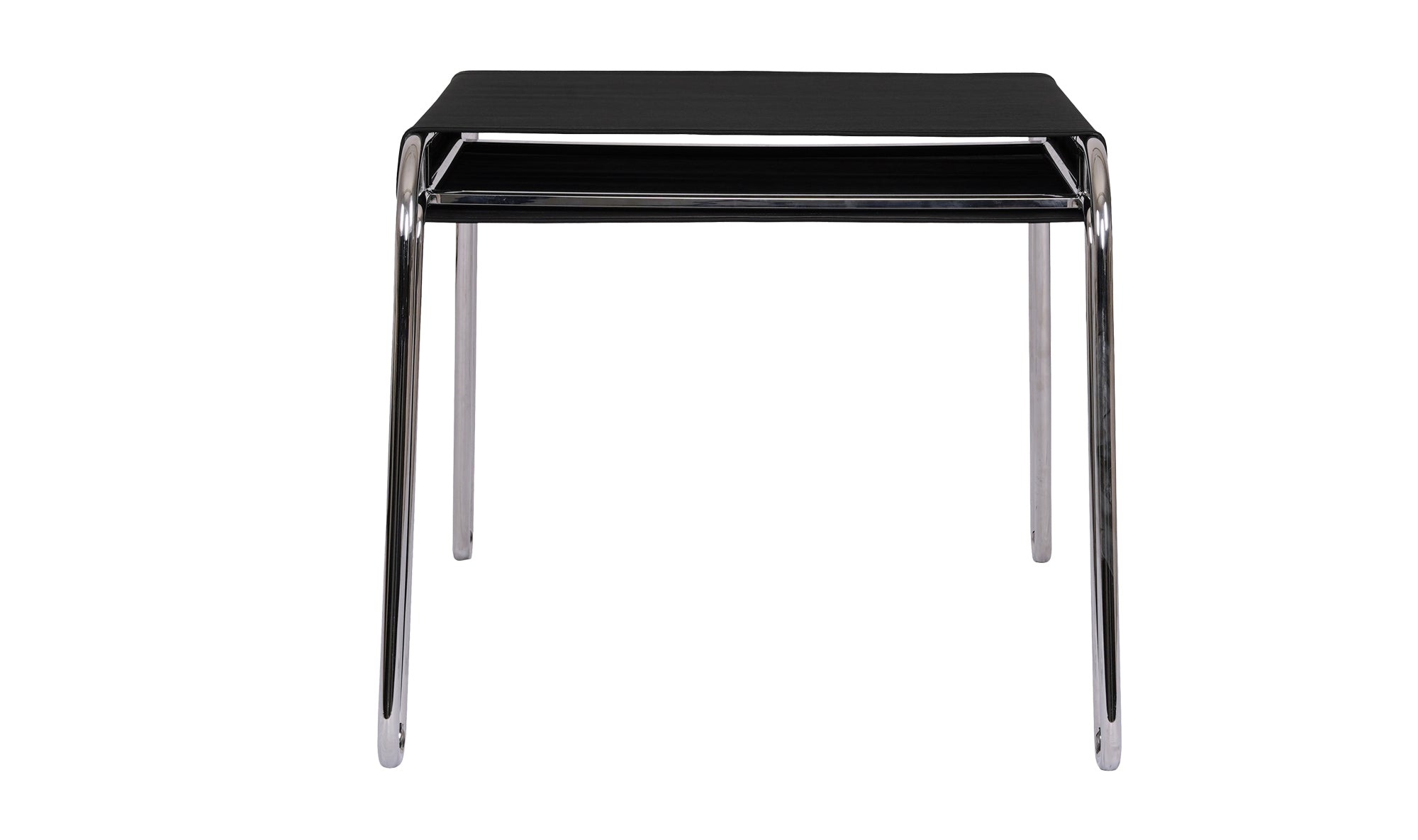 Petra Leather Stool Black
