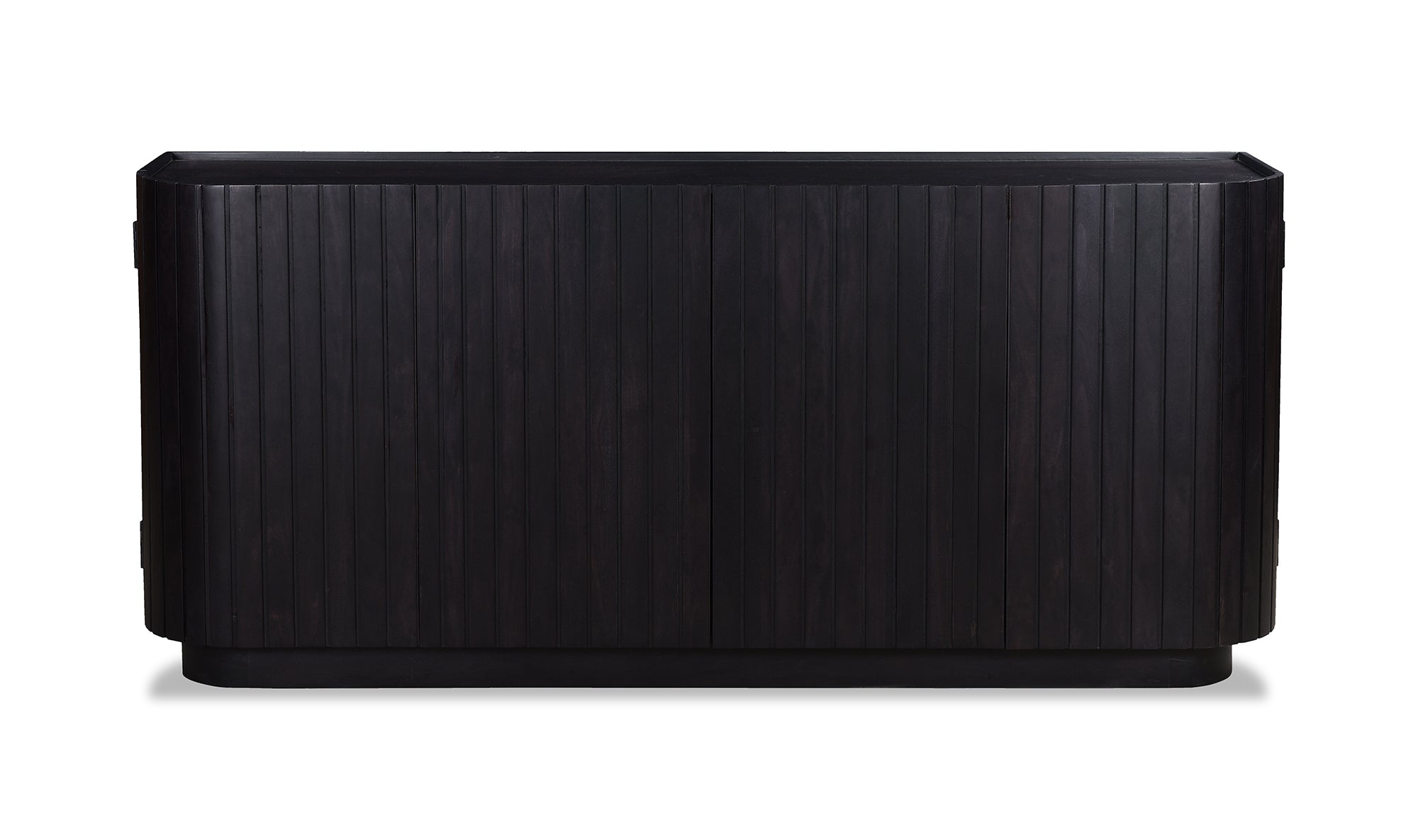 Povera 4 Door Sideboard Black