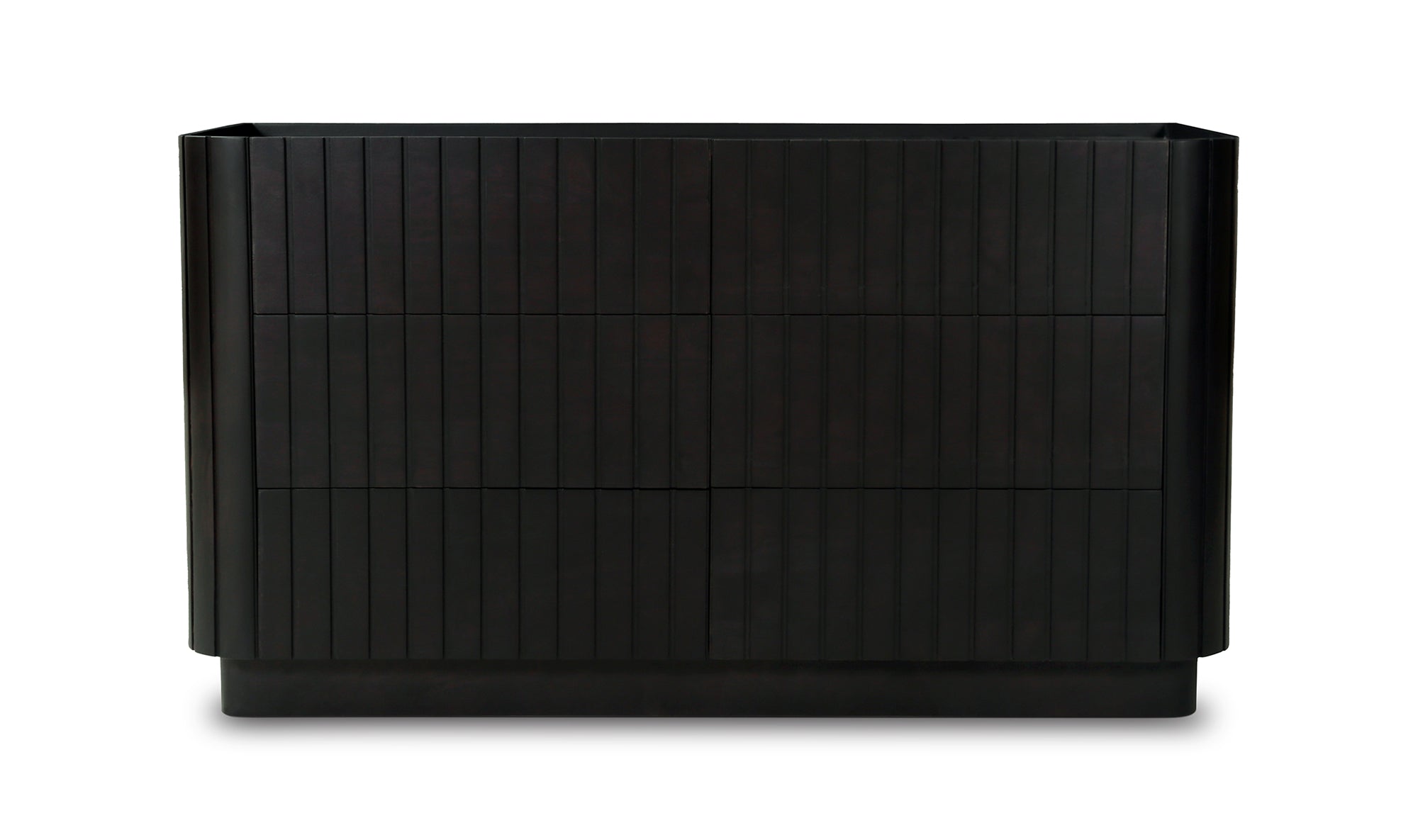 Povera 6 Drawer Dresser Black
