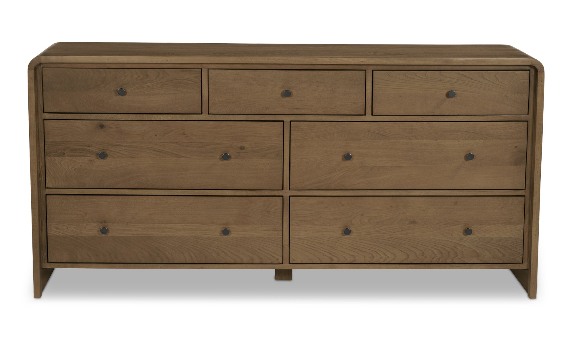 Riley 7 Drawer Dresser Oak