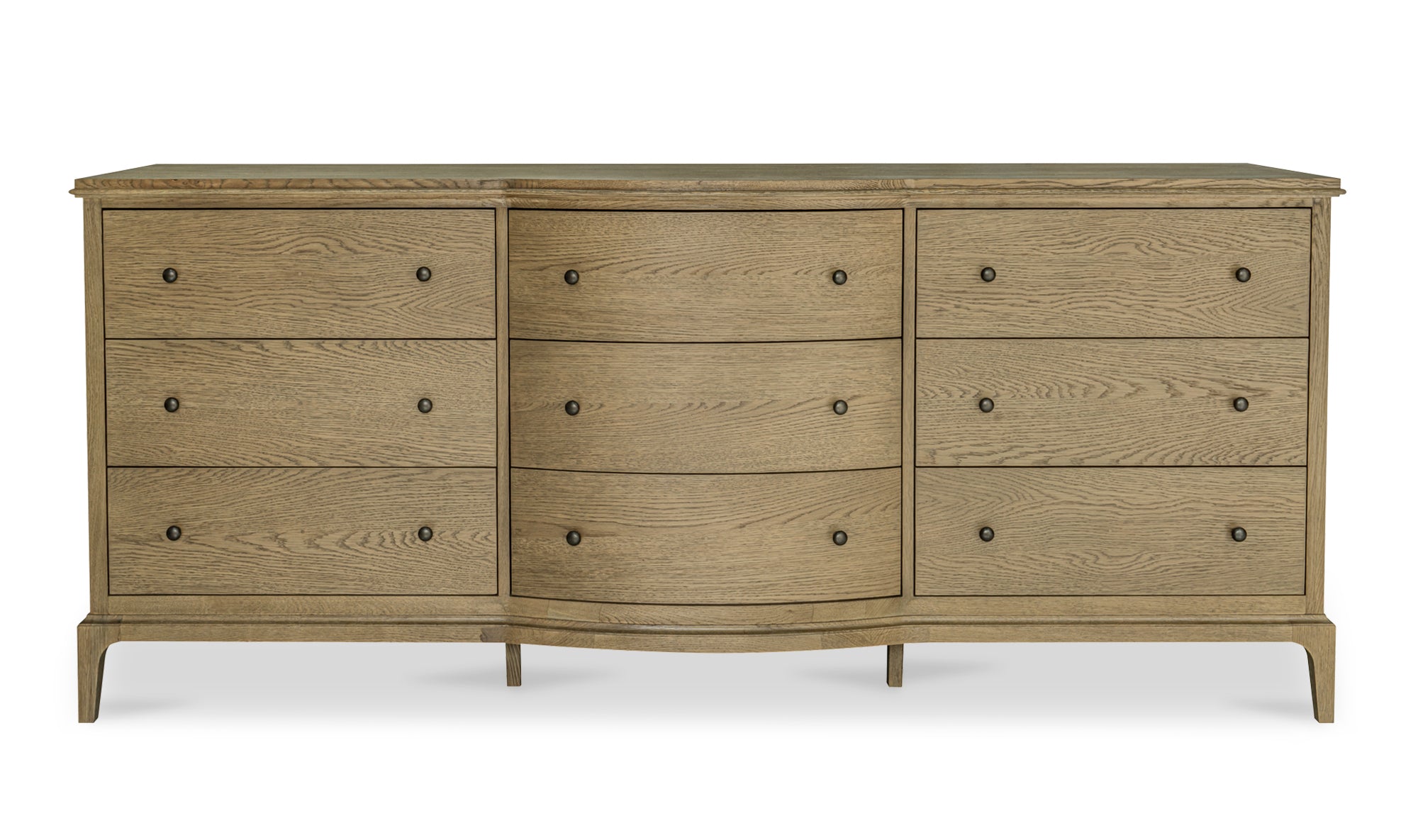 Sadie 9 Drawer Dresser Brown