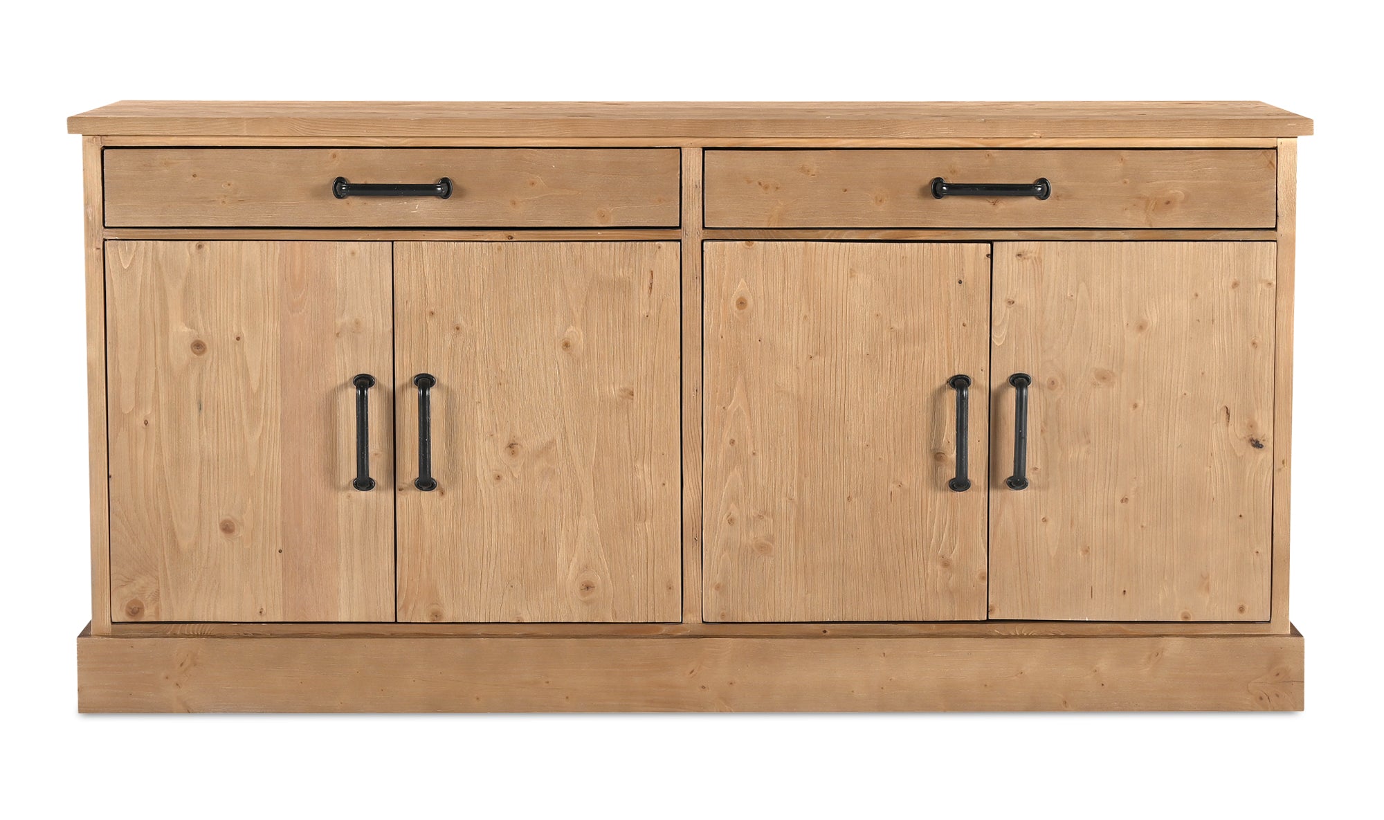 Tade 2 Drawer Sideboard Honey Pine