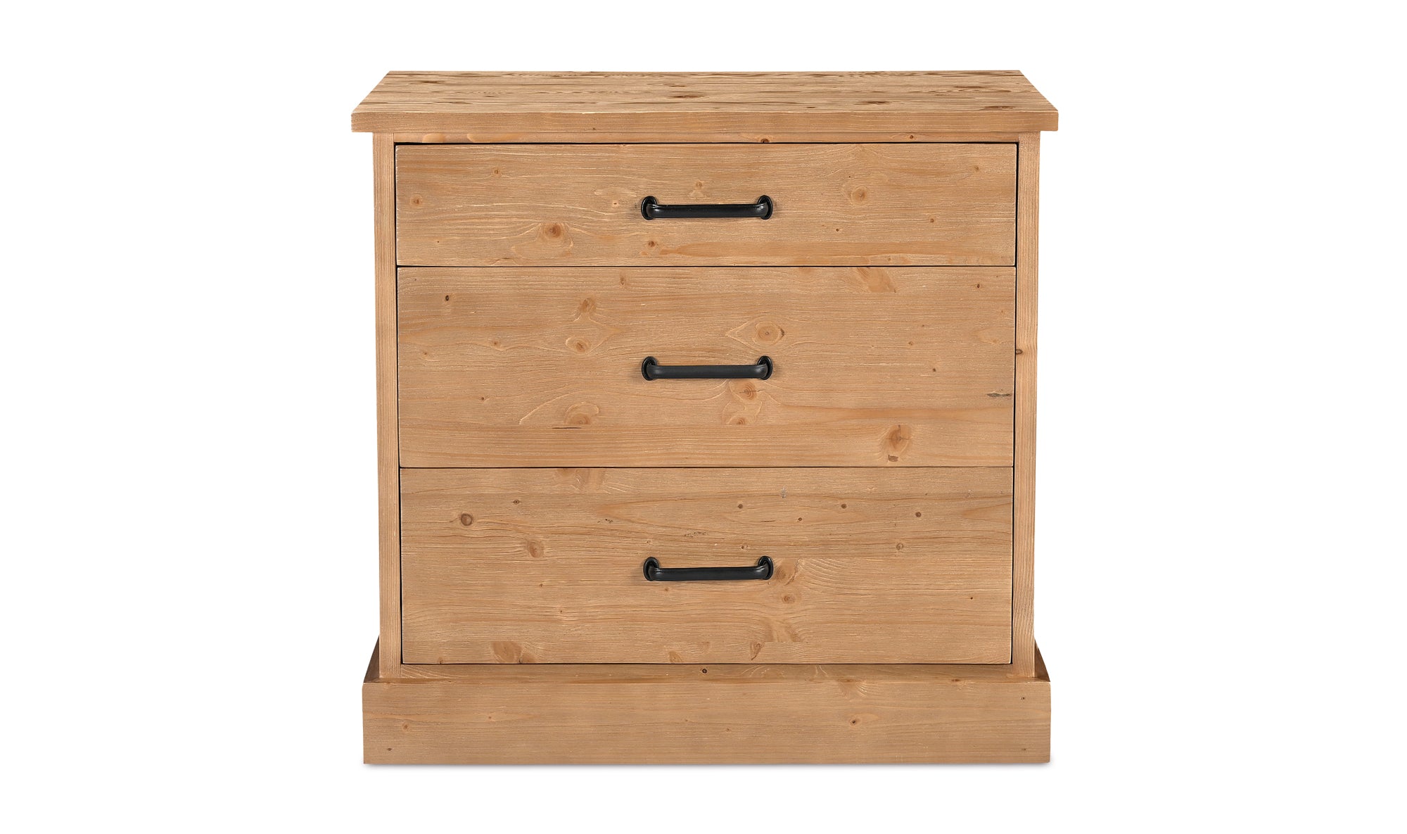 Tade 3 Drawer Nighstand Honey Pine