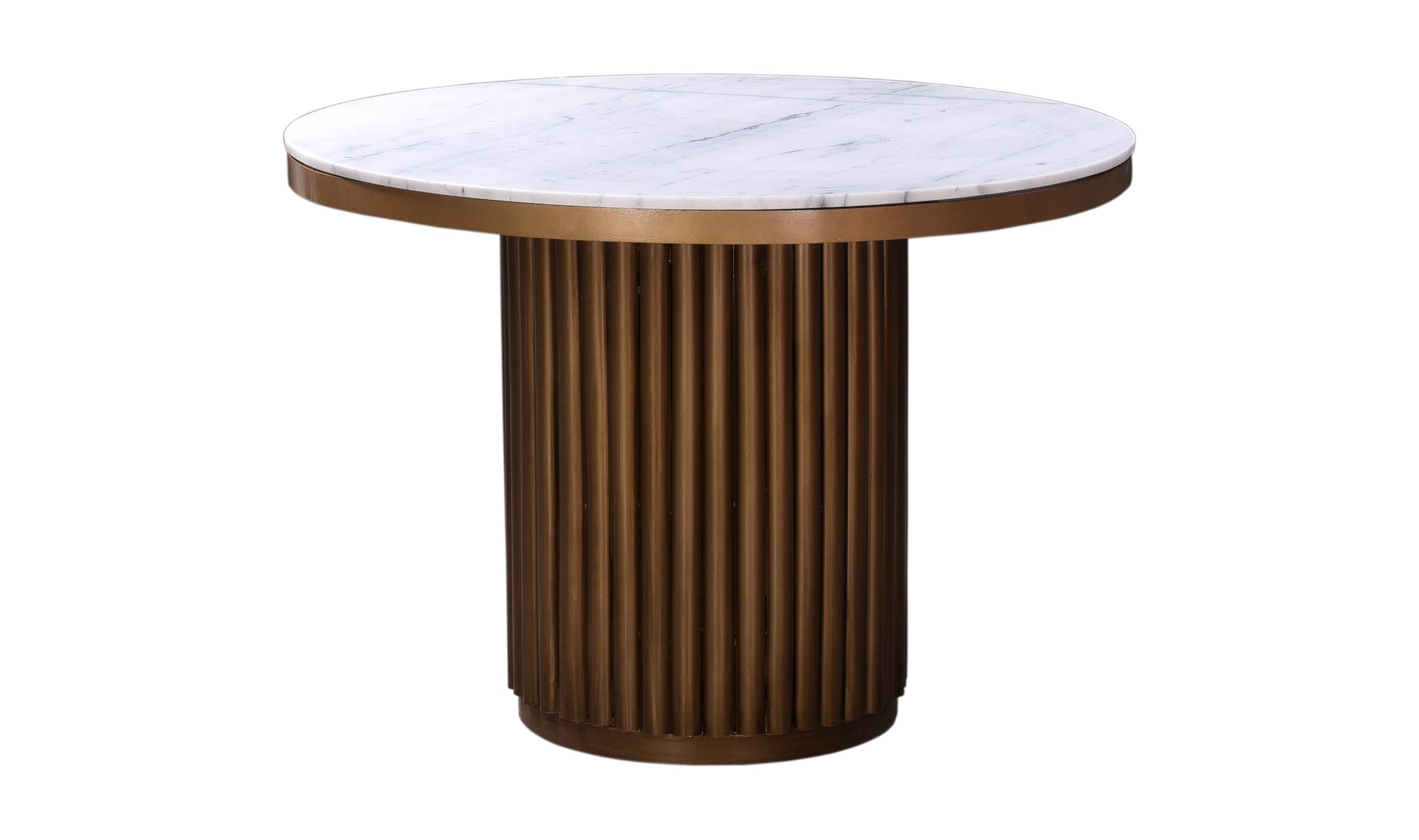 Tower Dining Table Black Marble