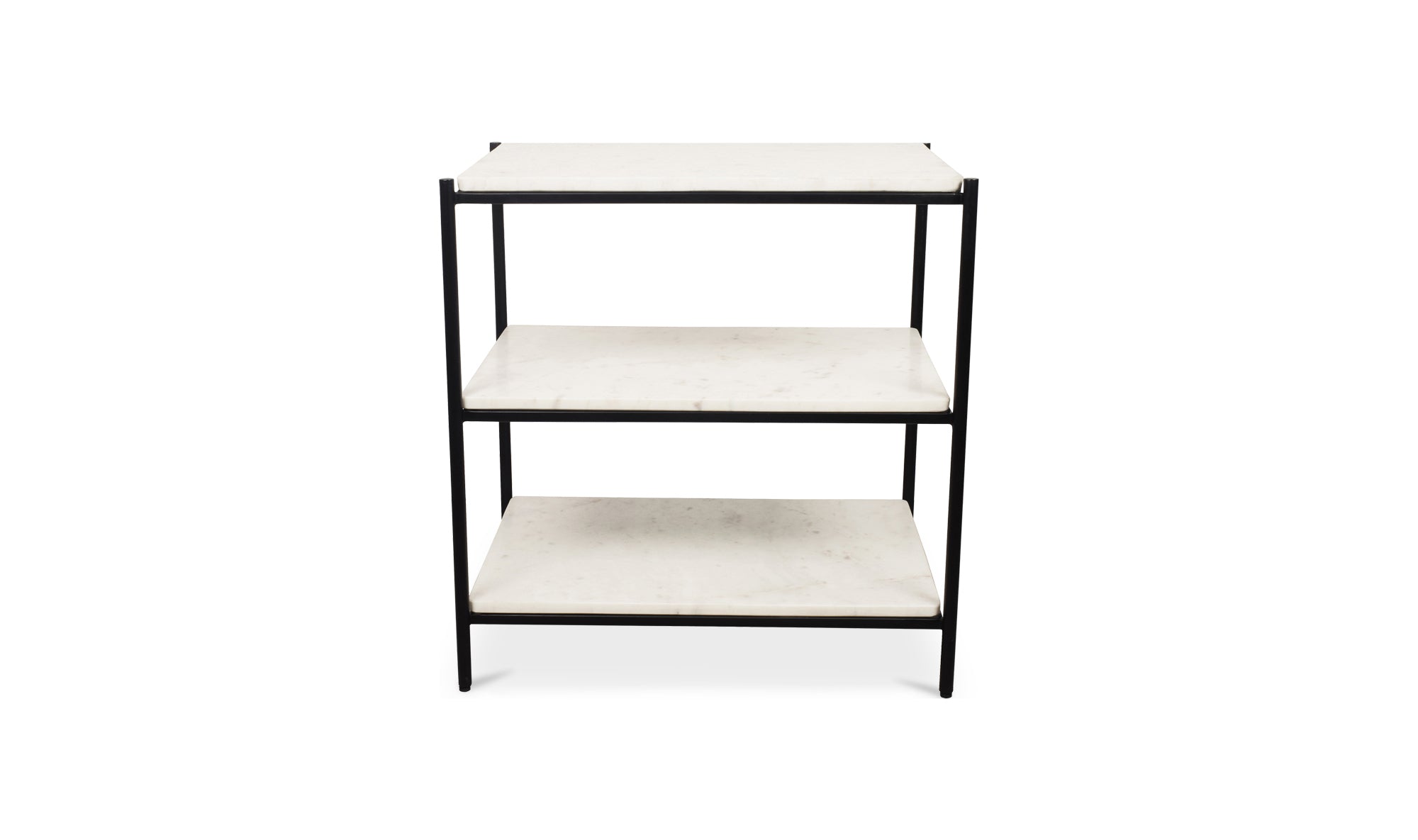 Trine Nightstand White Marble