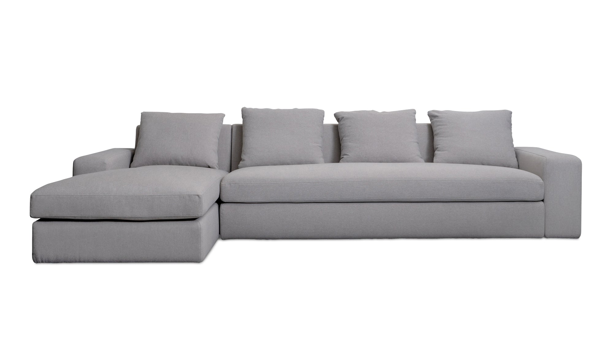 Thomas Left Sectional Grey