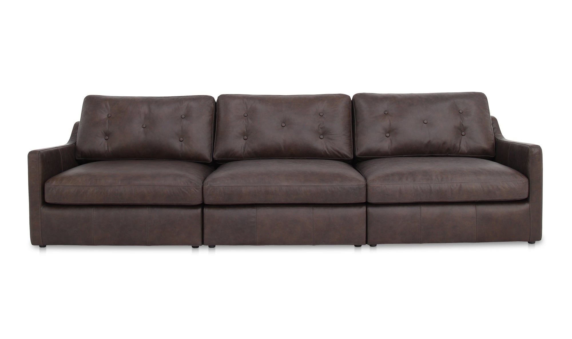 Thurlow Modular Sofa Espresso Brown Leather