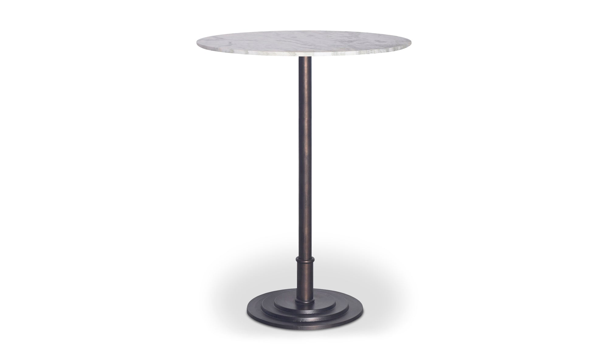 Tori Outdoor Bar Table White Marble
