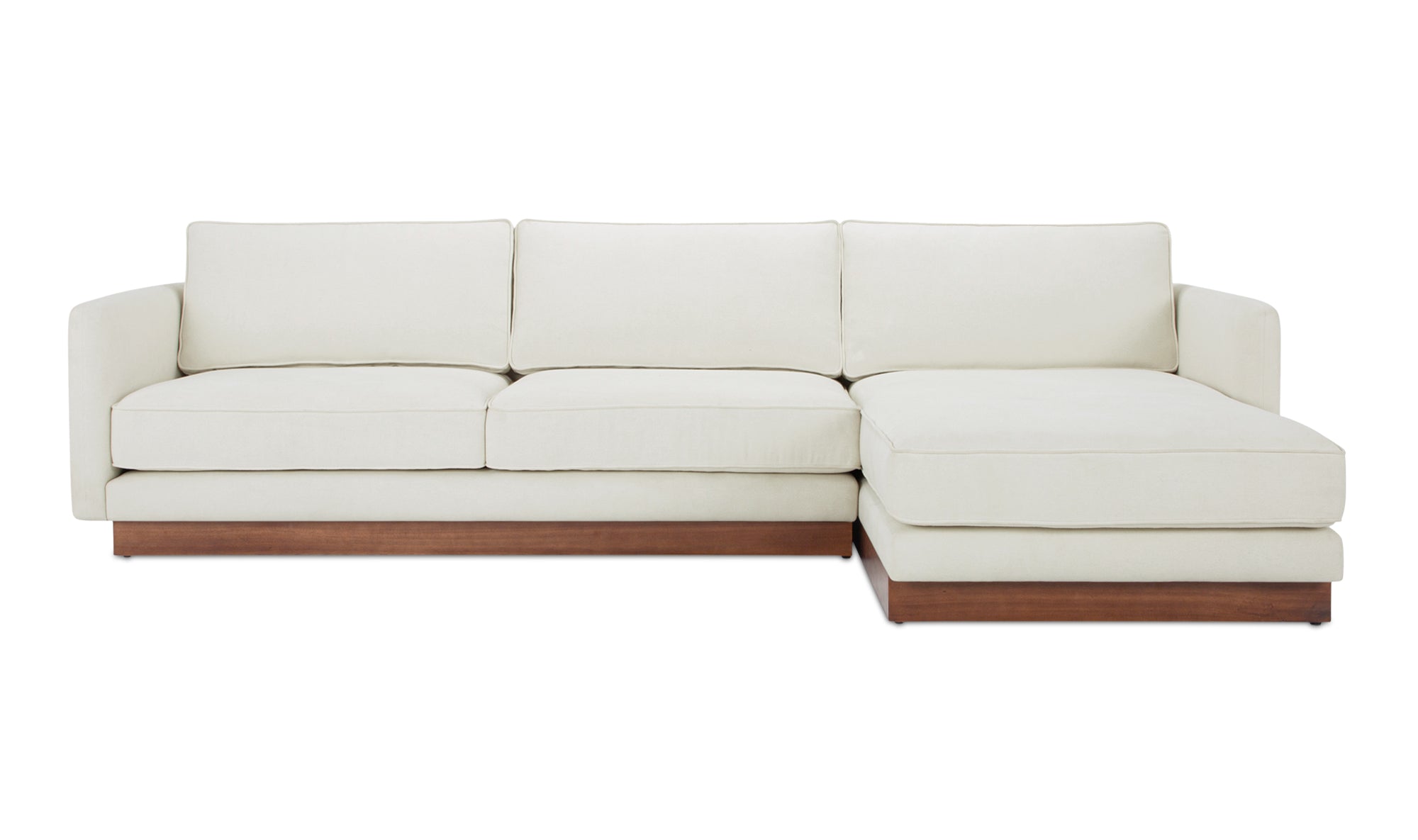 Vernon Right Sectional White