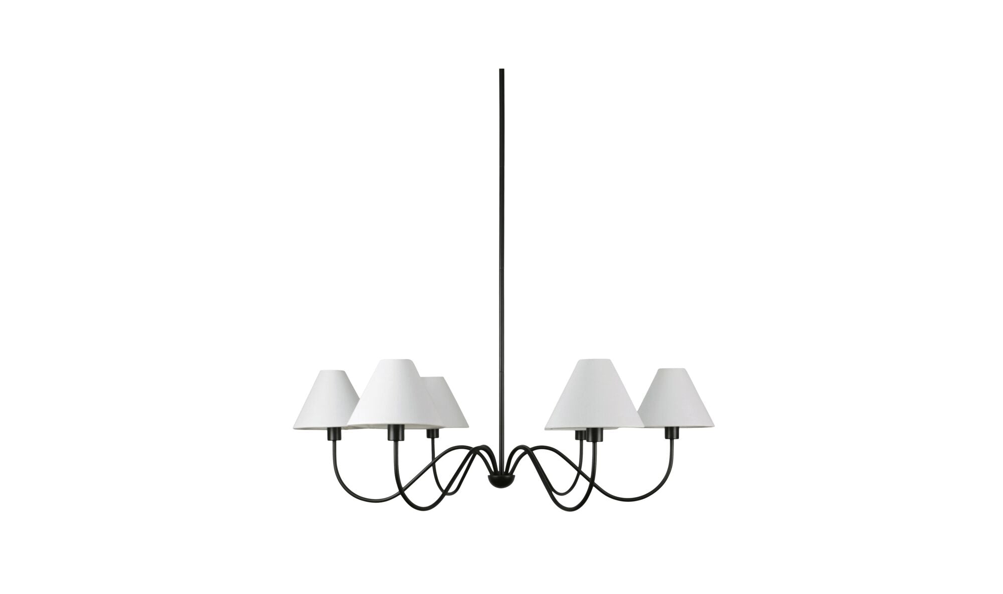 Whitney Chandelier Blackened Bronze