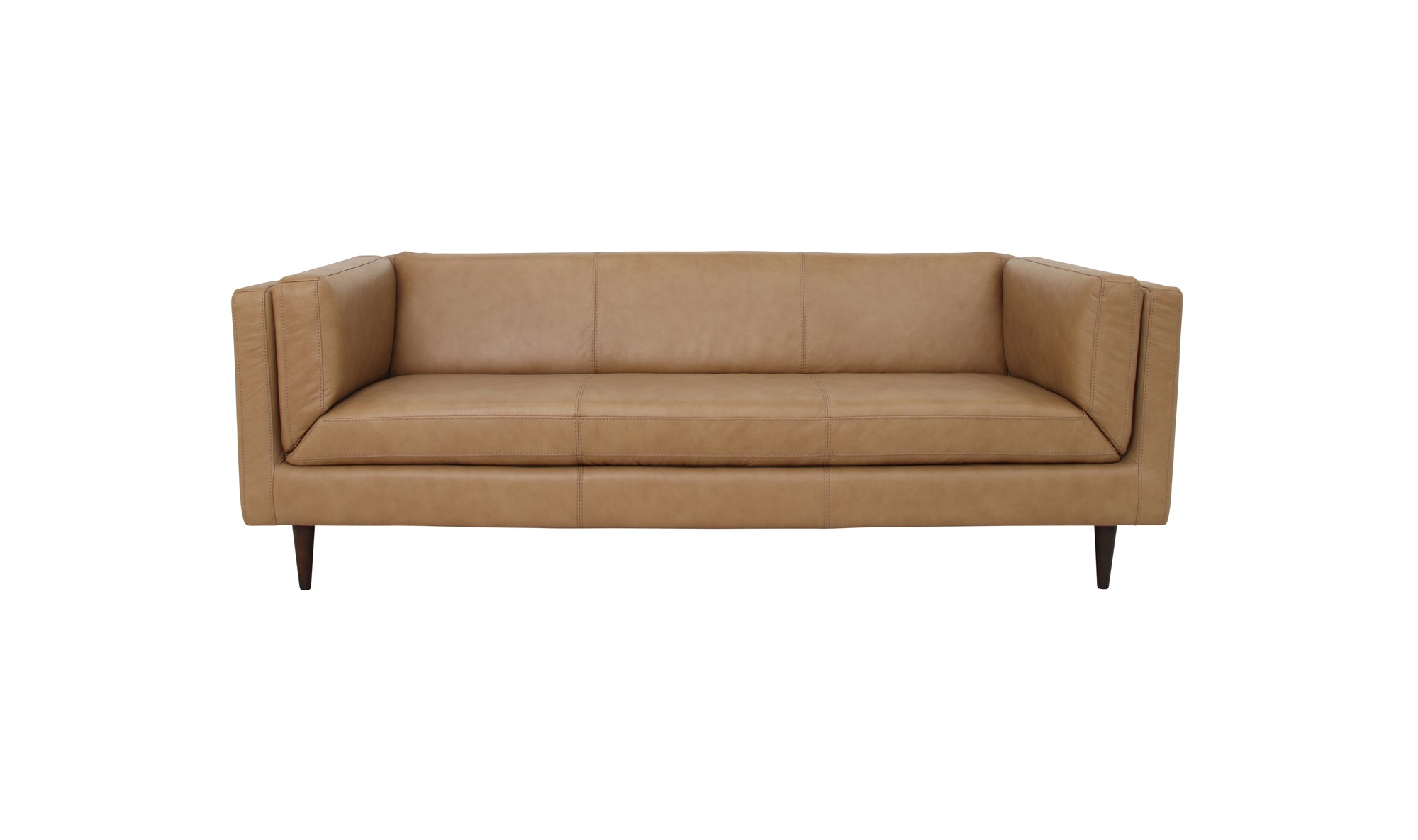 Woods Sofa Tan Leather