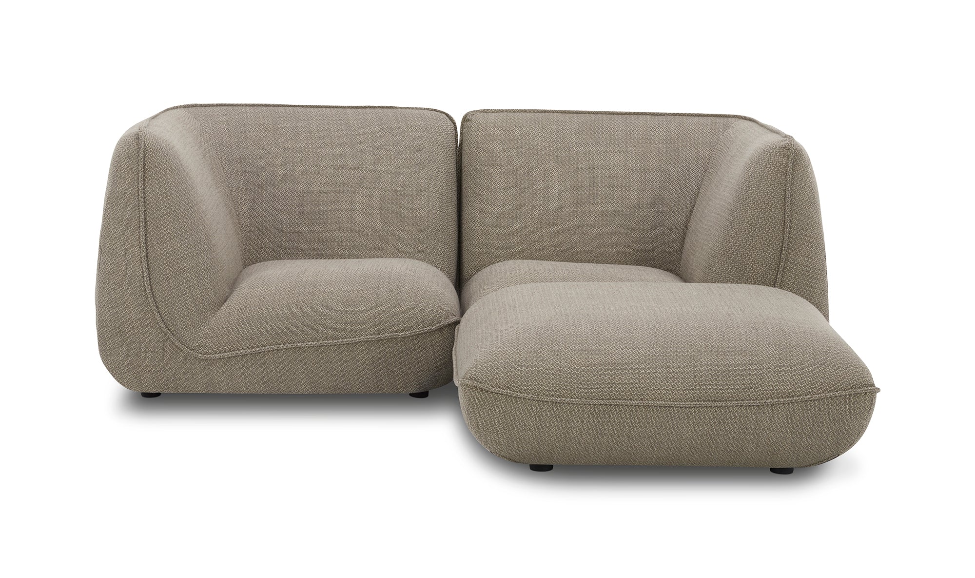 Zeppelin Nook Modular Sectional Speckled Pumice