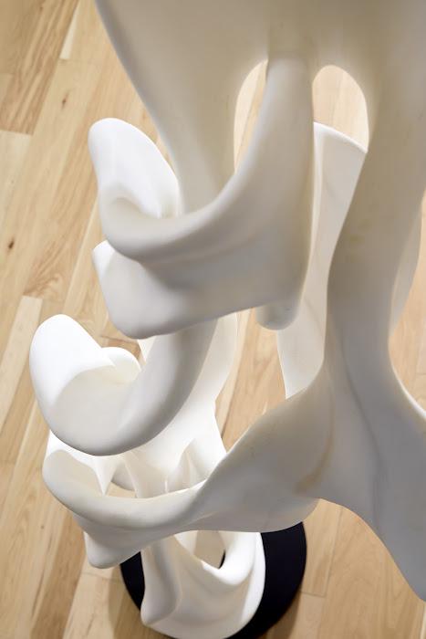 Cast Dancing Sculpture, Coupé, Faux Bleached