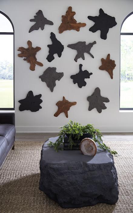 Quarry Coffee Table, Large, Charcoal Stone