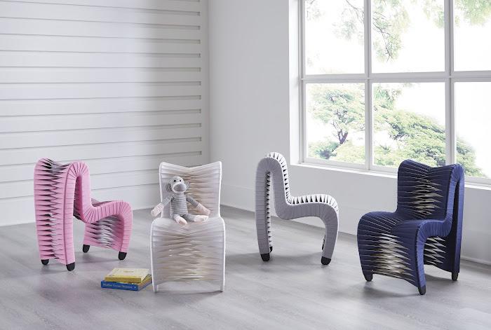 Seat Belt Chair, Kid Sized, Navy